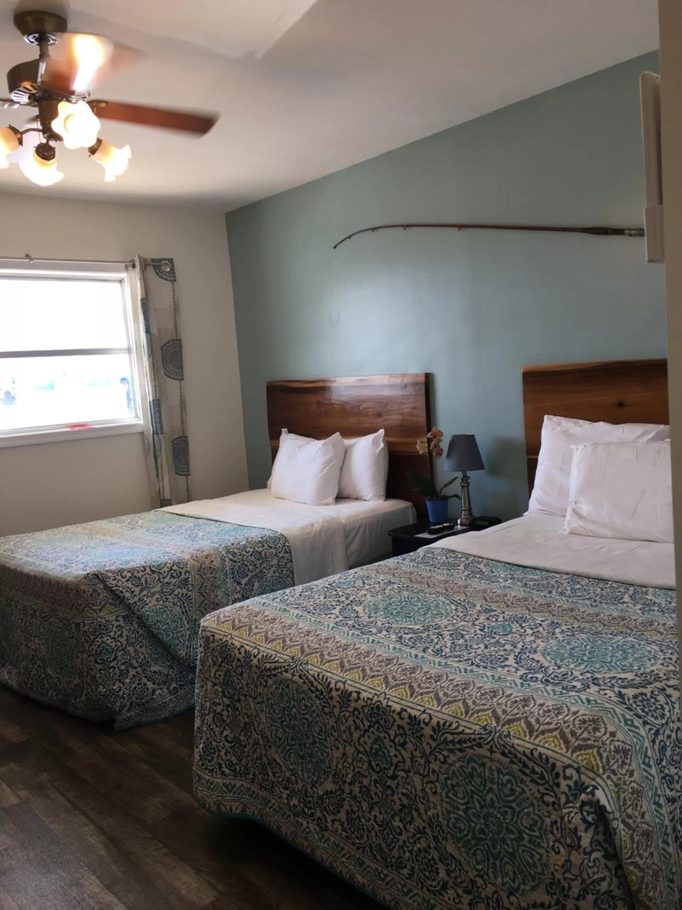 Bed in Wachapreague Inn - Motel Rooms