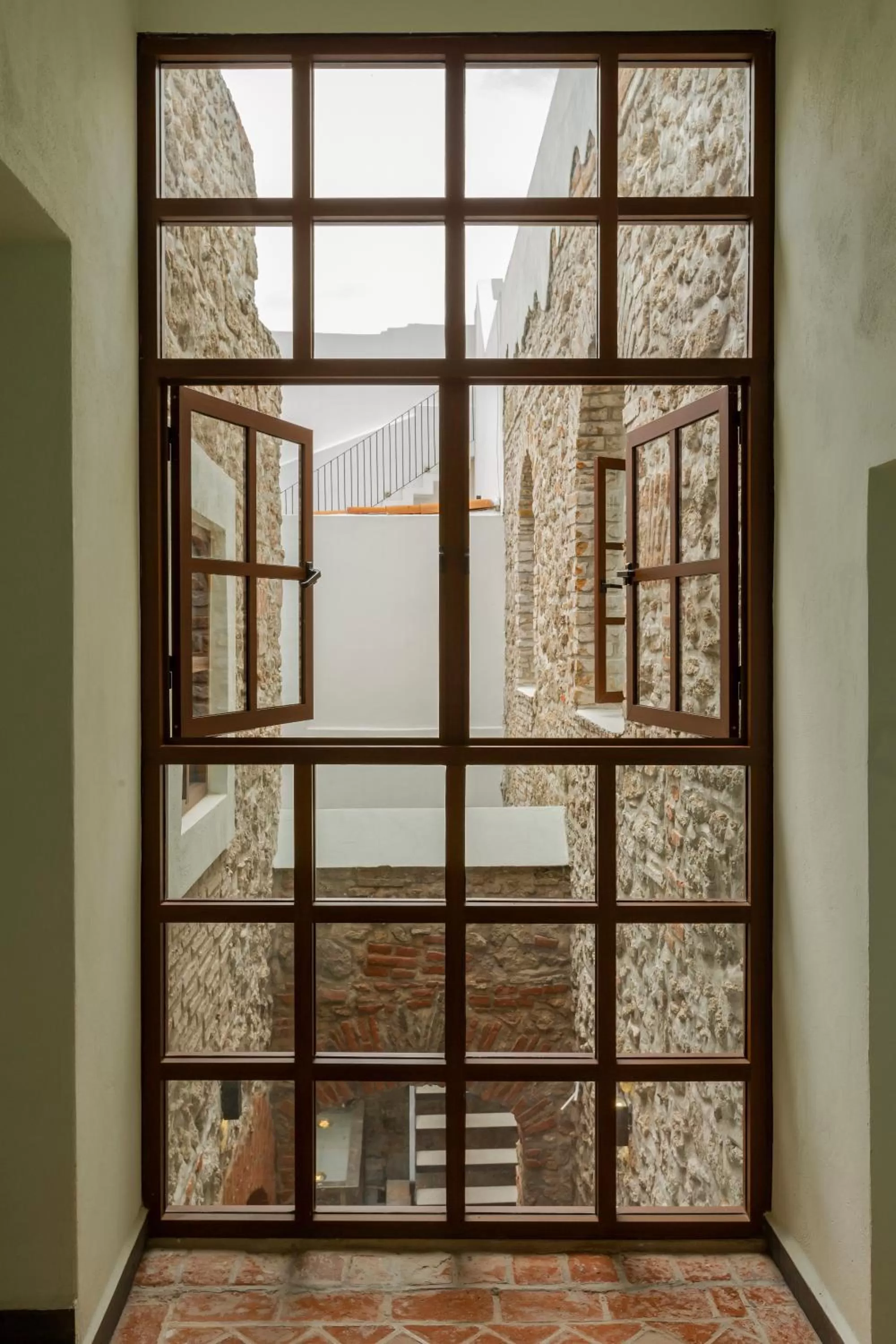 Inner courtyard view in Hotel Boutique Casona de Santa Clara