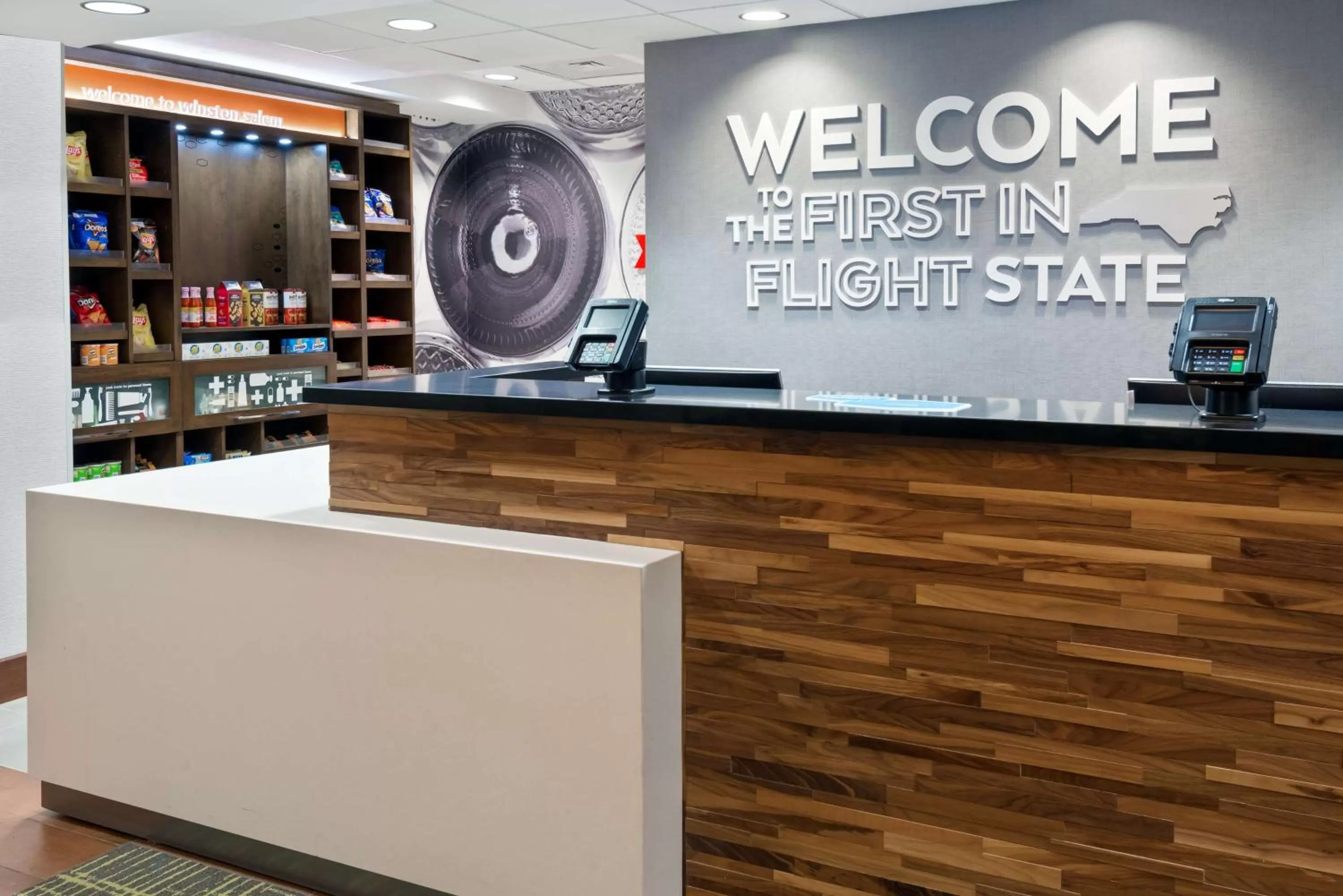 Lobby or reception in Hampton Inn & Suites Winston-Salem/University Area