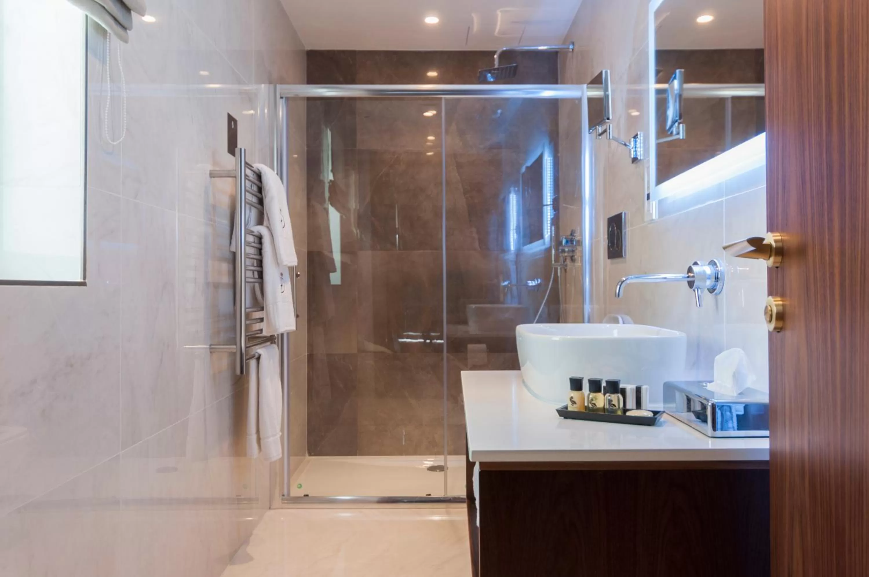 Shower in The Duke Boutique Hotel