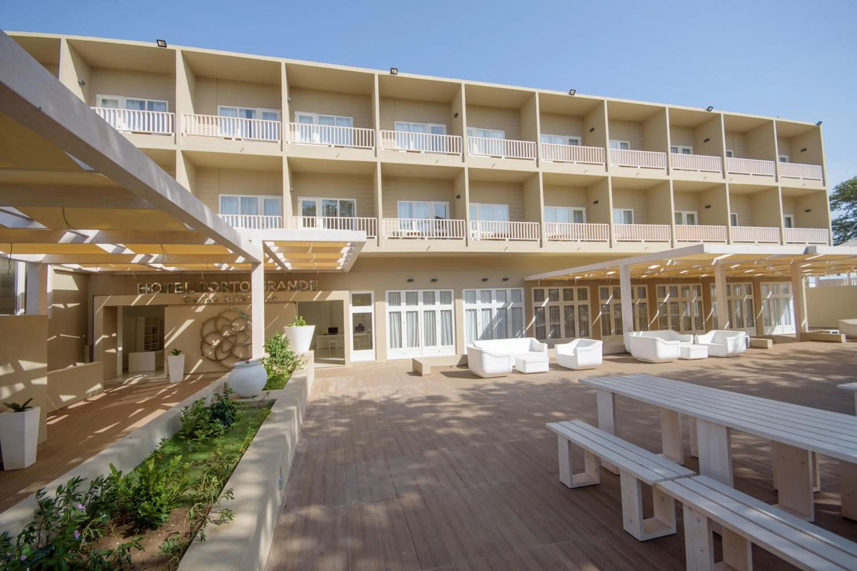 Lobby or reception in Oasis Porto Grande