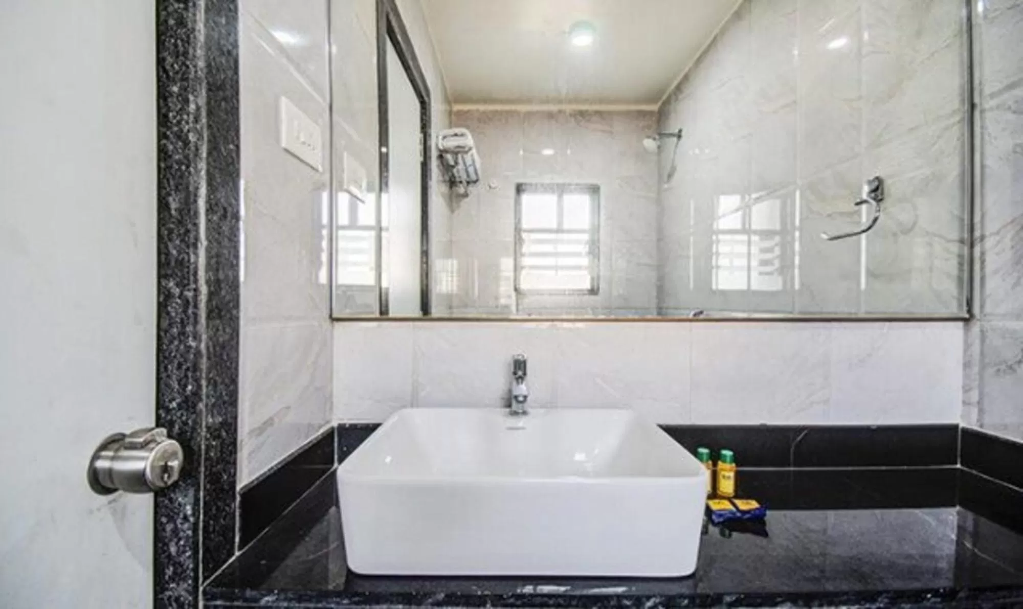 Bathroom in FabHotel Krishna Regency