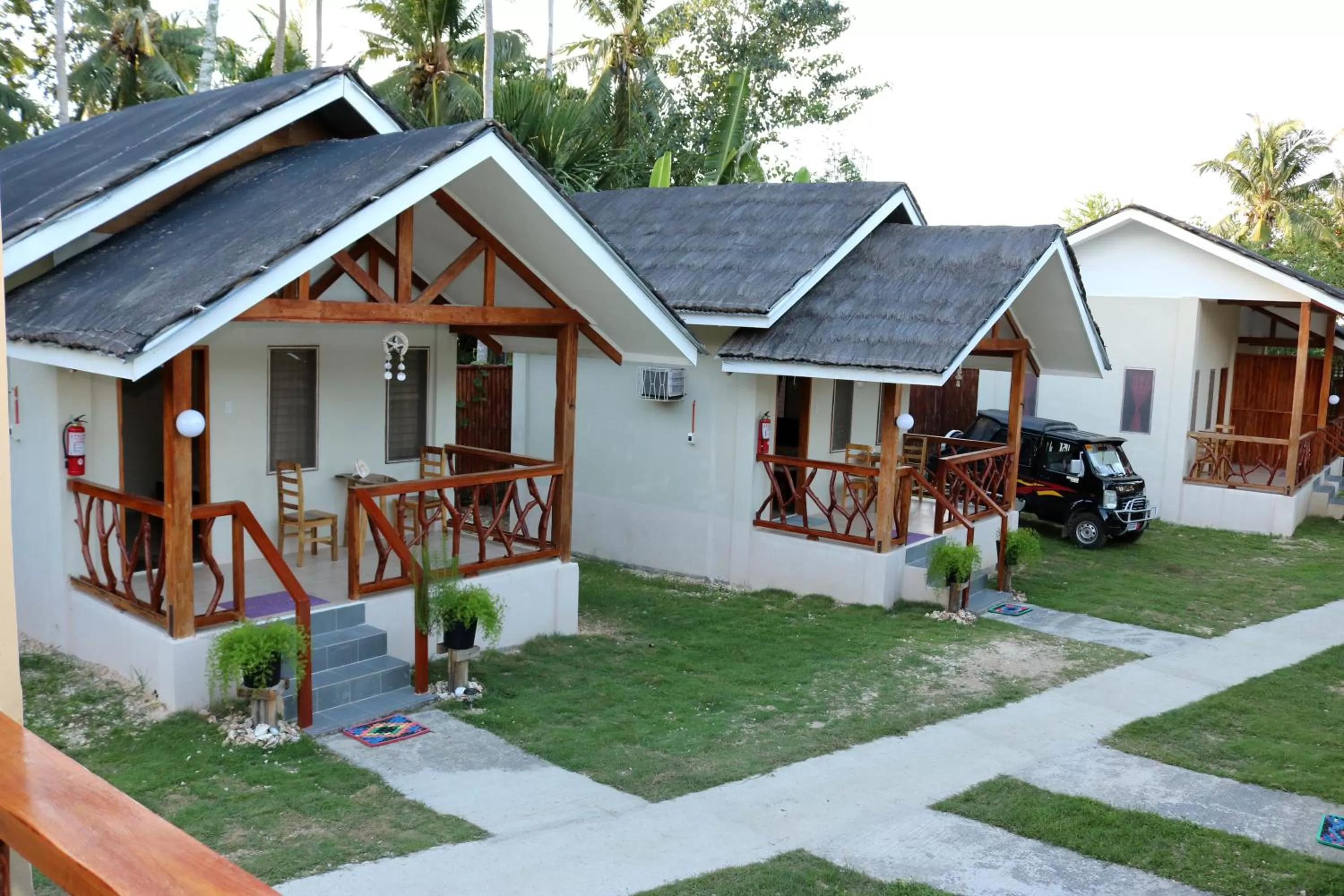 Balcony/Terrace in D's Oceanview Beach Resort