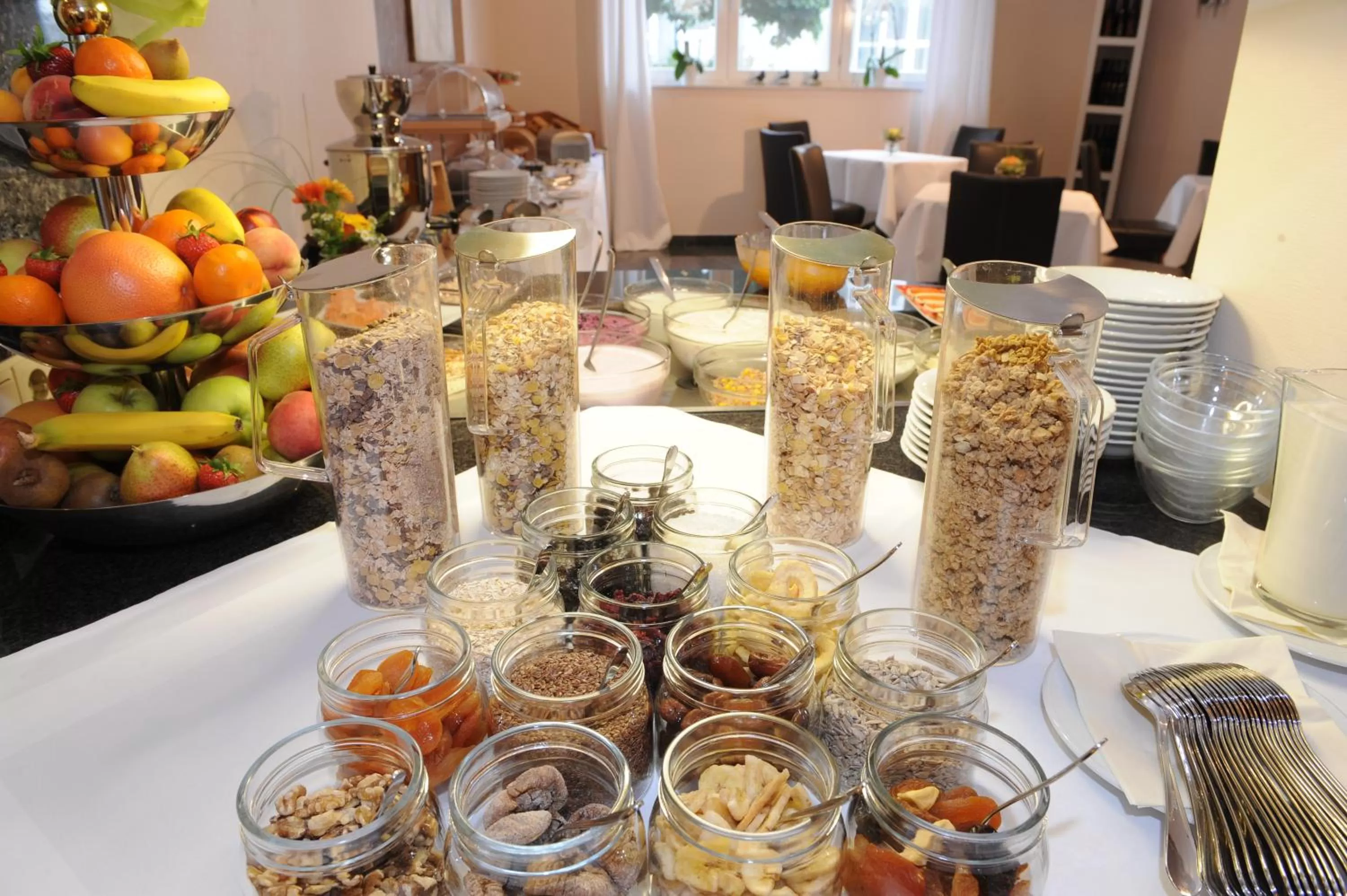 Buffet breakfast in Asgard Hotel