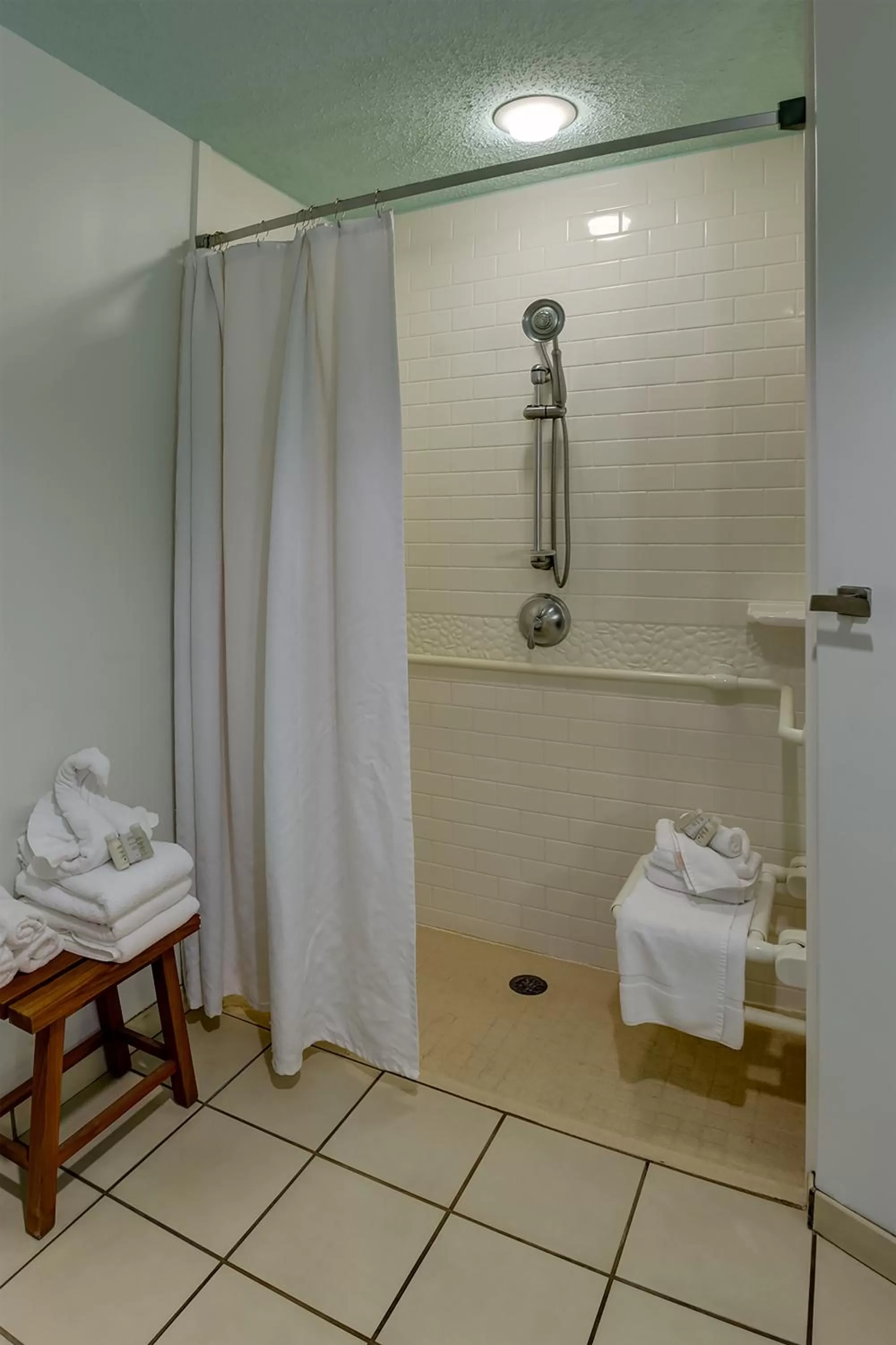 Shower in Hotel Indigo Columbus Architectural Center by IHG