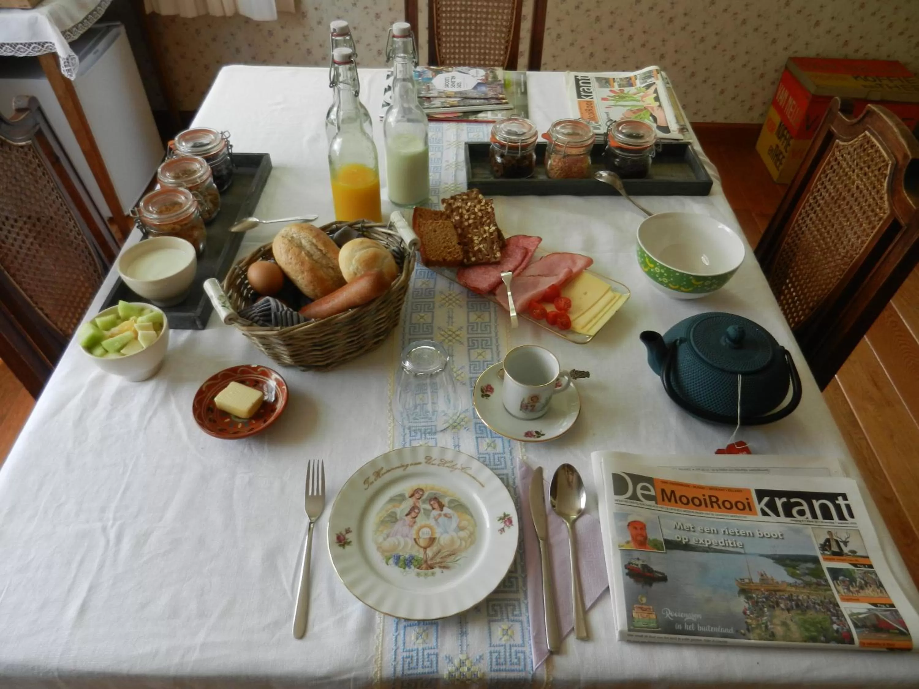 Breakfast in Bed&Breakfast ons Oda