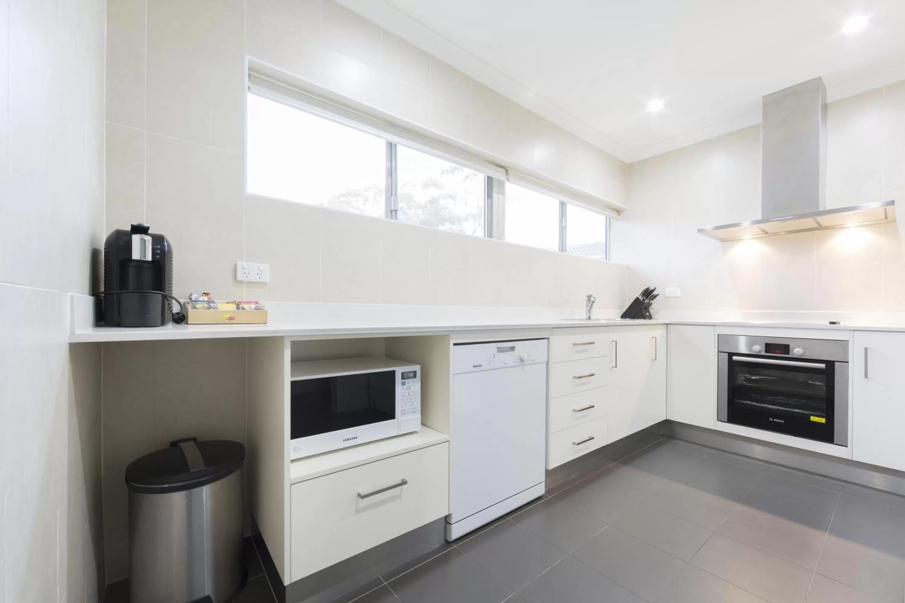 Kitchen or kitchenette in Forrest Hotel & Apartments