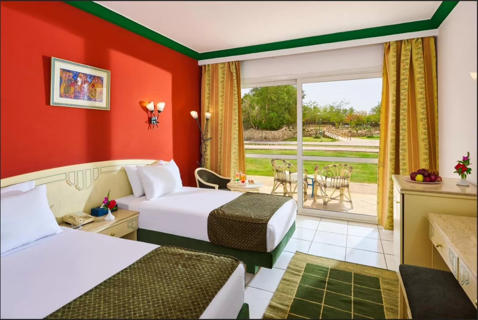 Garden, Bed in Dreams Vacation Resort - Sharm El Sheikh