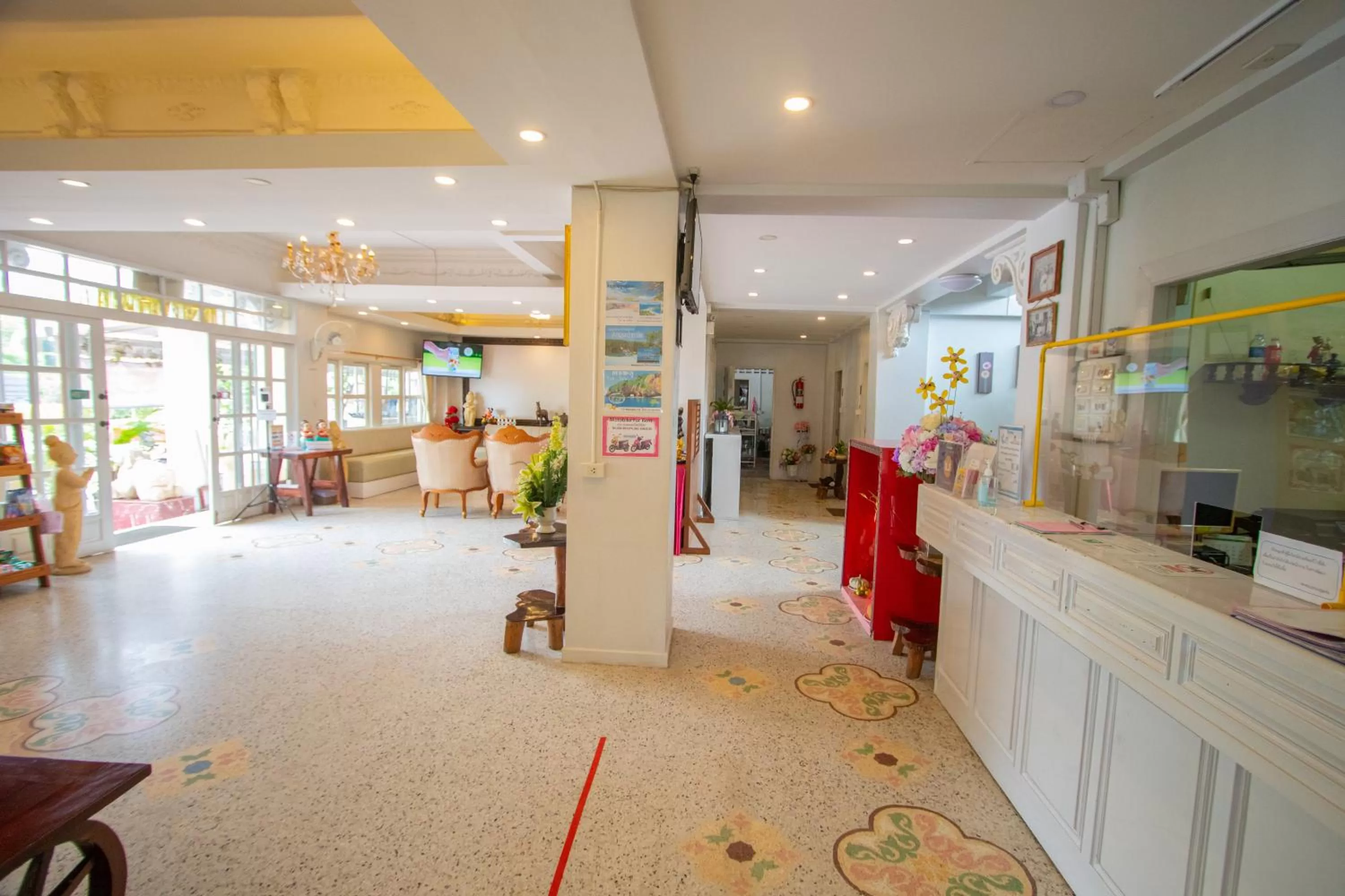 Seating area in Anchalee Resort