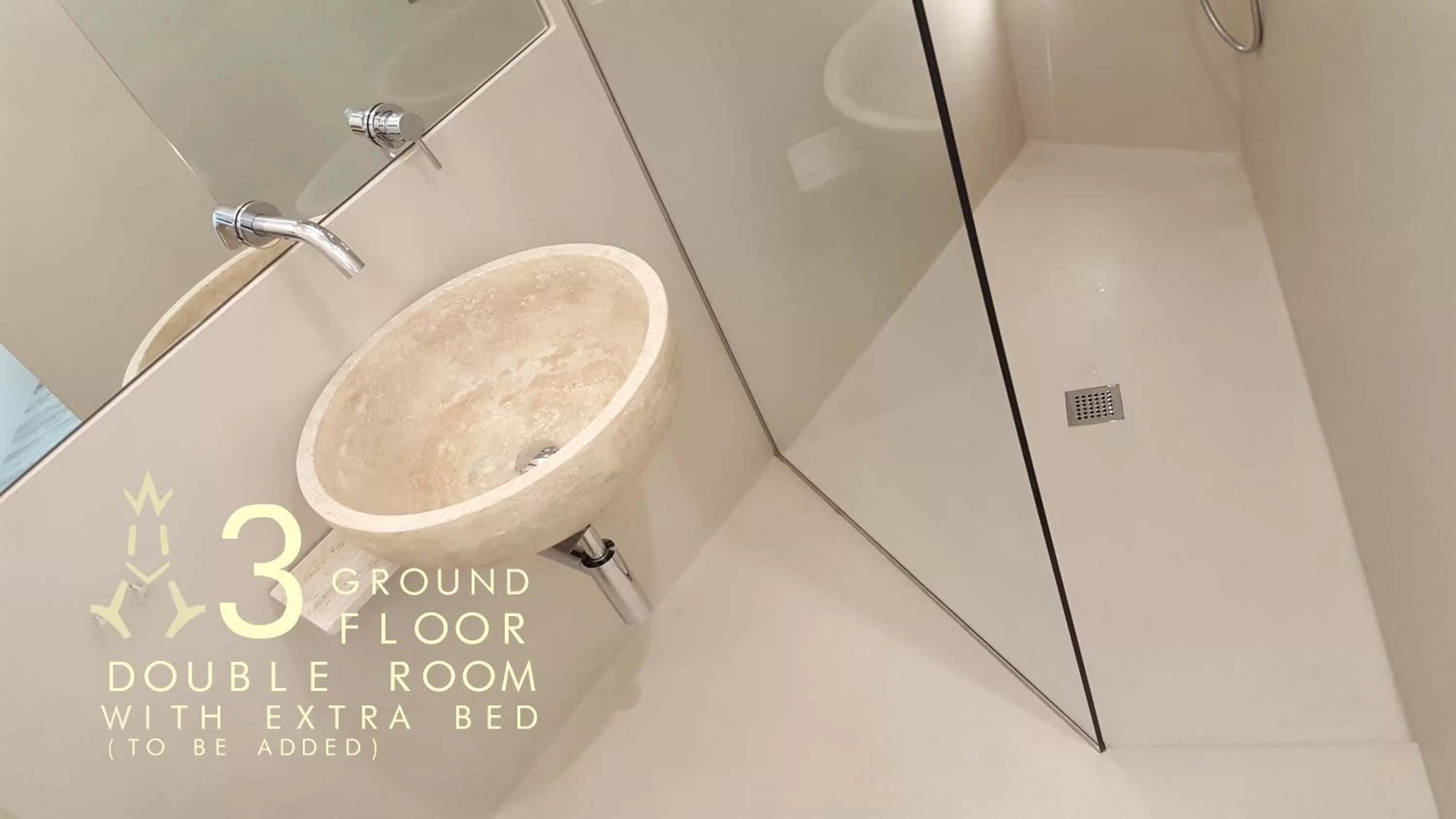 Bathroom in B&B A Piazza del Gesù