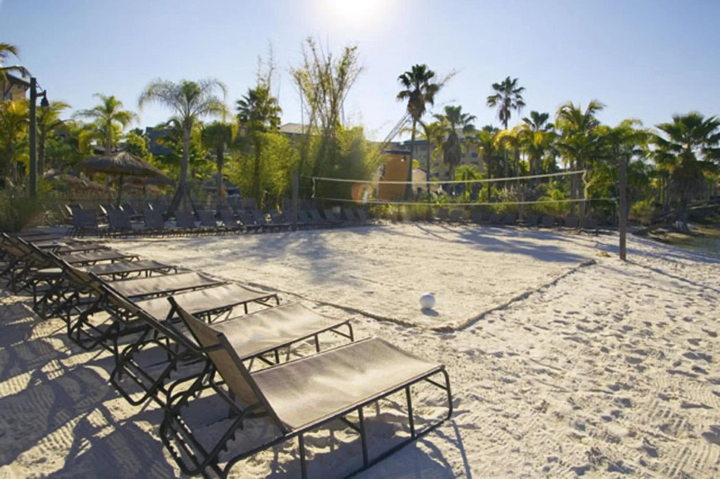 Beach in Universal's Loews Royal Pacific Resort