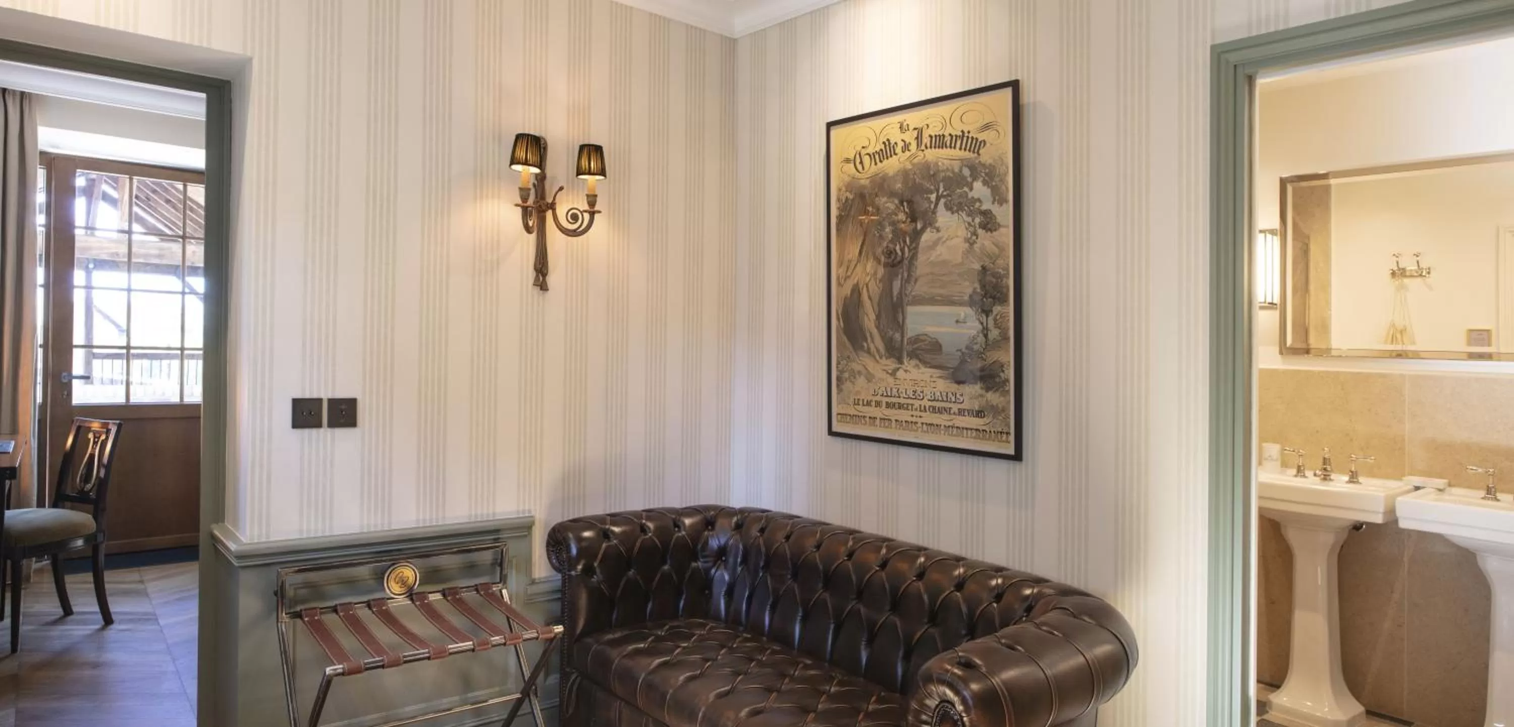 Seating area in Château Brachet