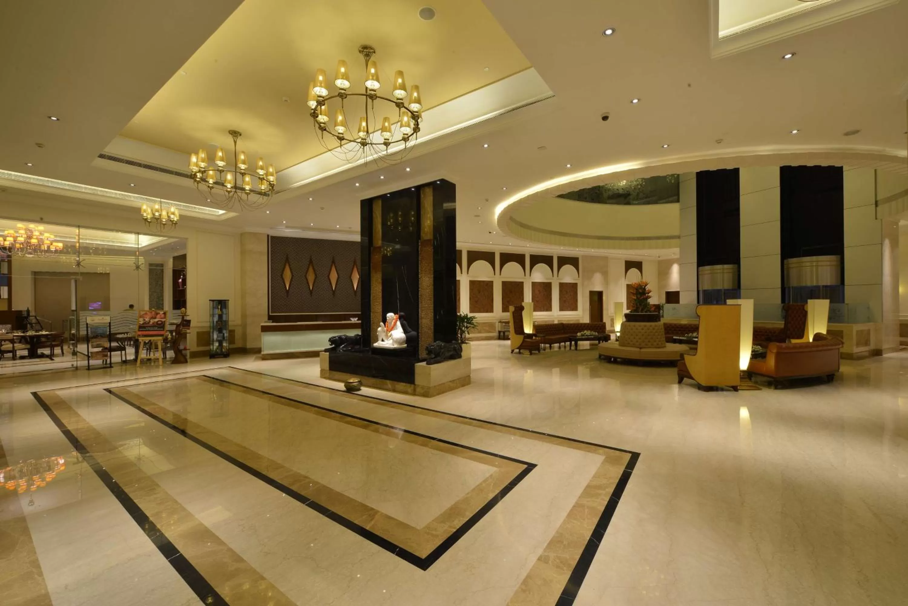 Seating area in Ramada Plaza Chennai