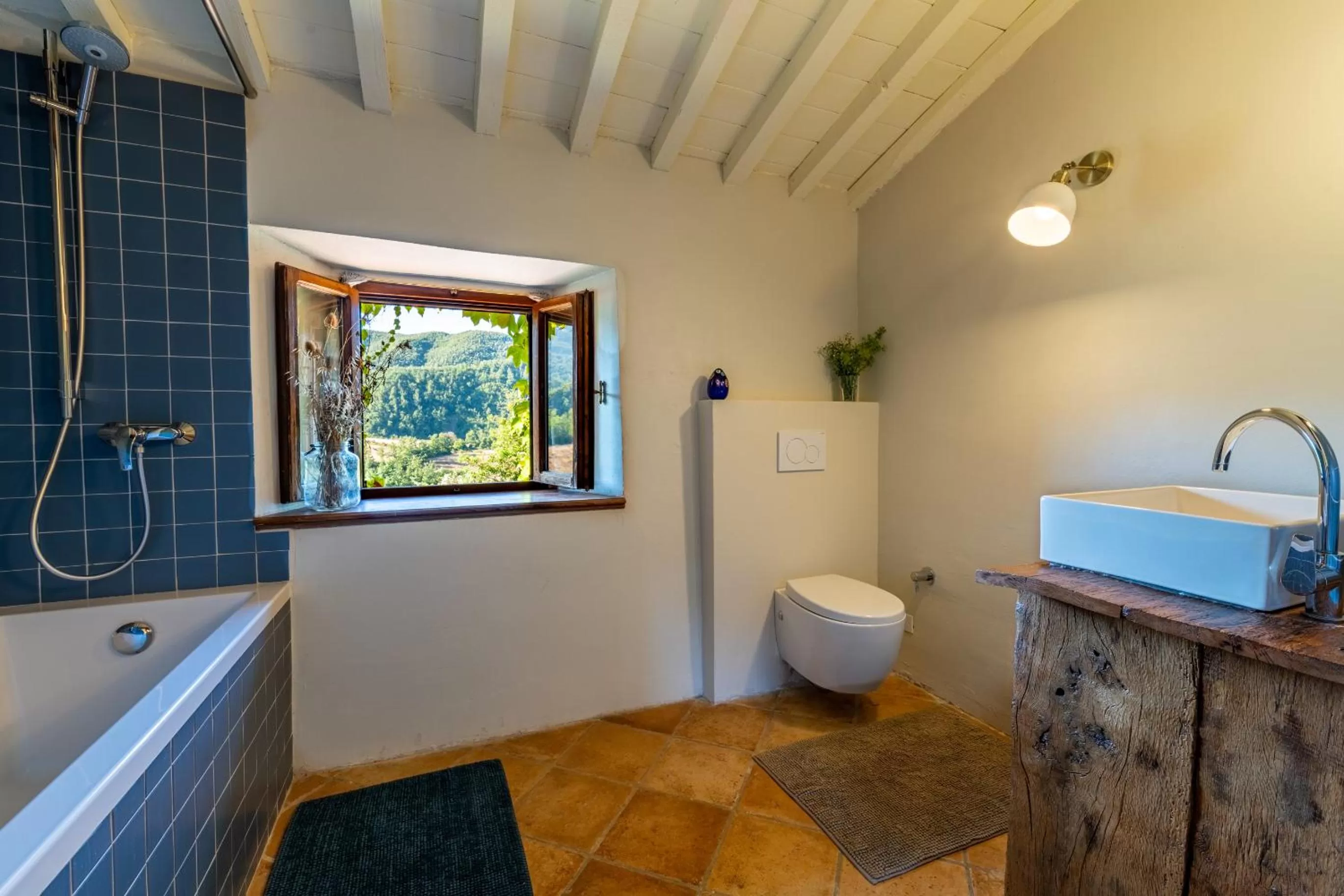 Bathroom in novanta nature retreat