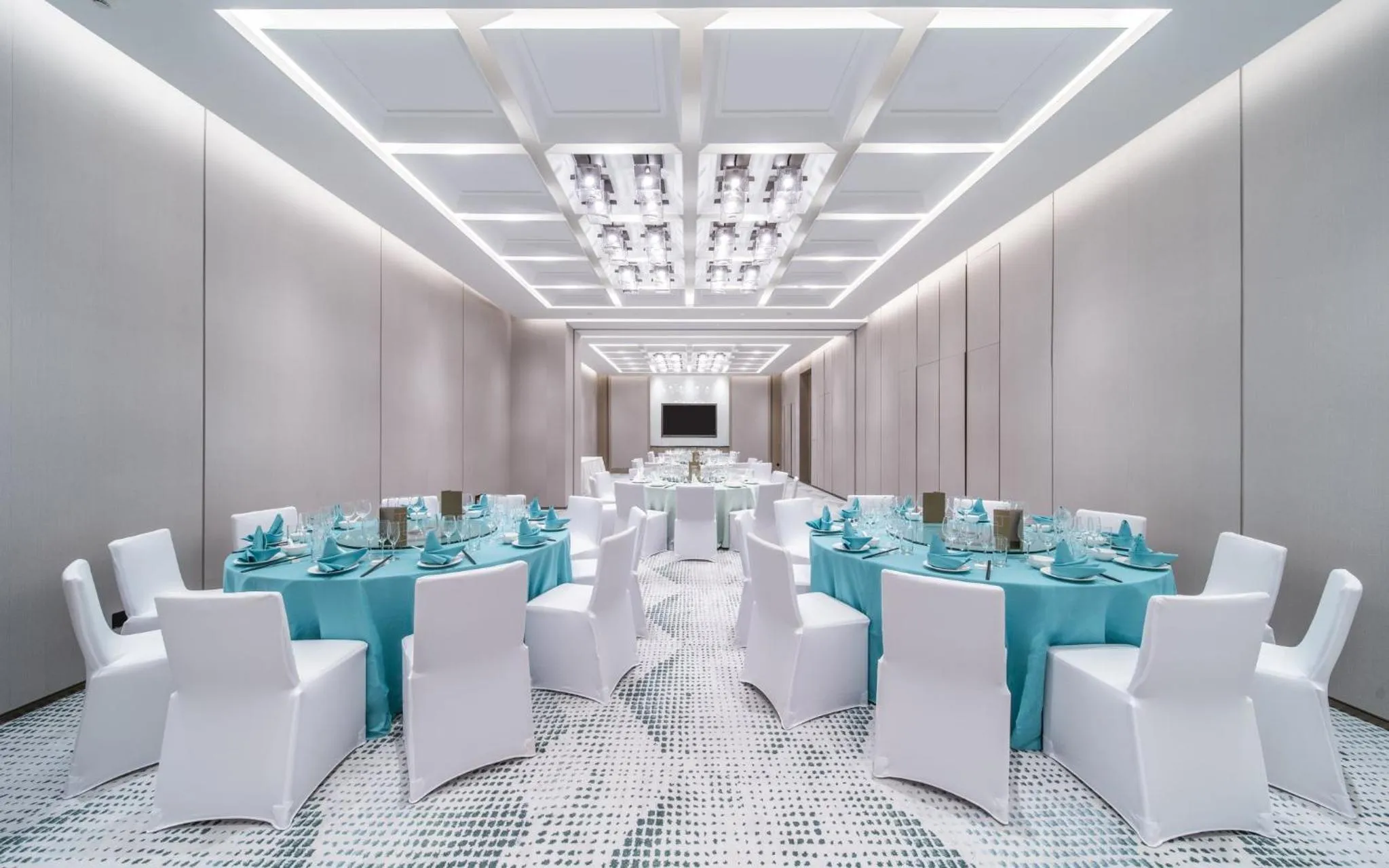 Meeting/conference room in HUALUXE Xi'an Chanba by IHG-西安浐灞华邑酒店-Near Xi'an International Convention Exhibition Center and Shopping mall and The Romantic show of Xi'an-Free Luggage Storage-English Service