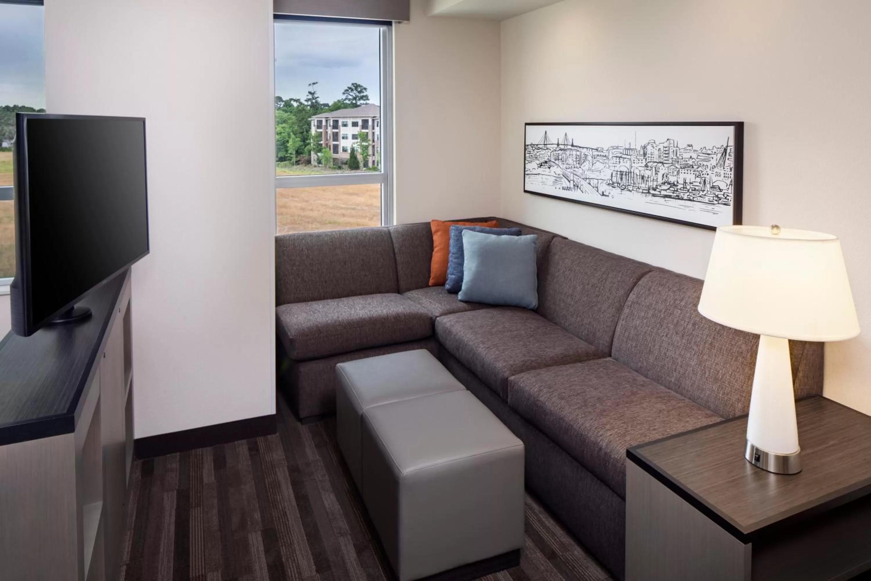 Seating area in Hyatt House Tallahassee Capitol University