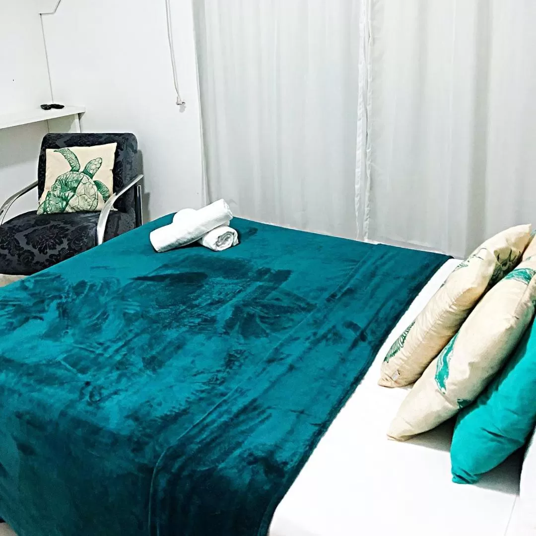 Bed in Pousada do Pescador