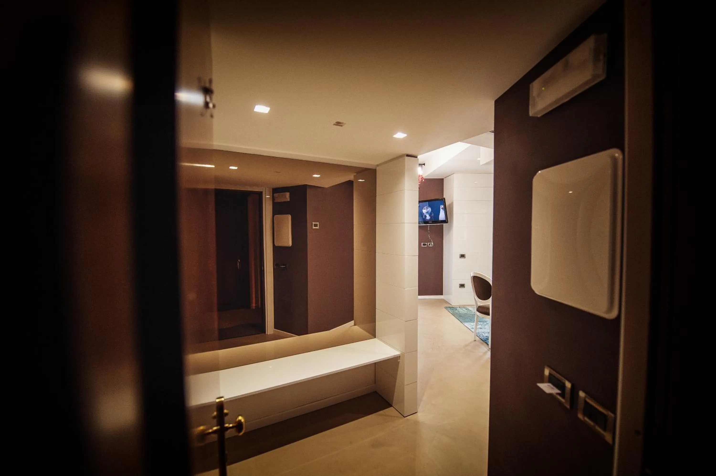 Bed in Gran Paradiso Hotel Spa