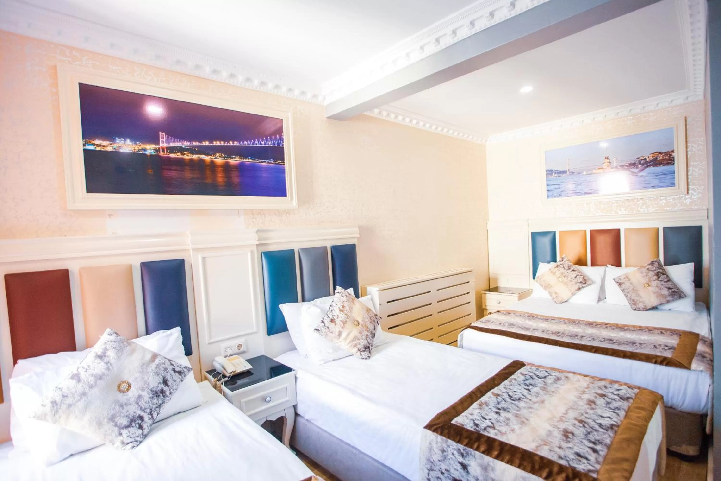 Bed in Best Nobel Hotel