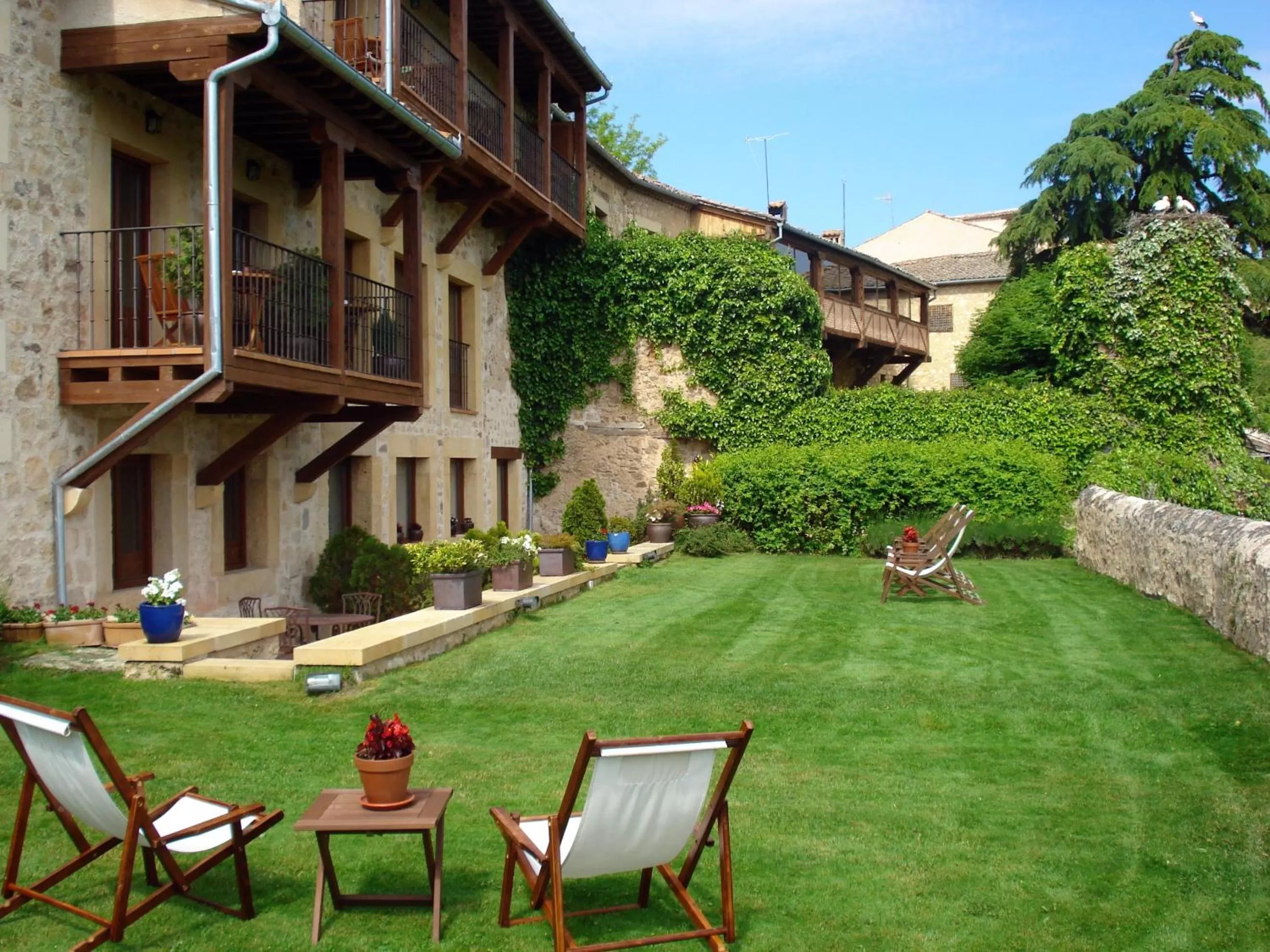 Garden in Hospederia de Santo Domingo