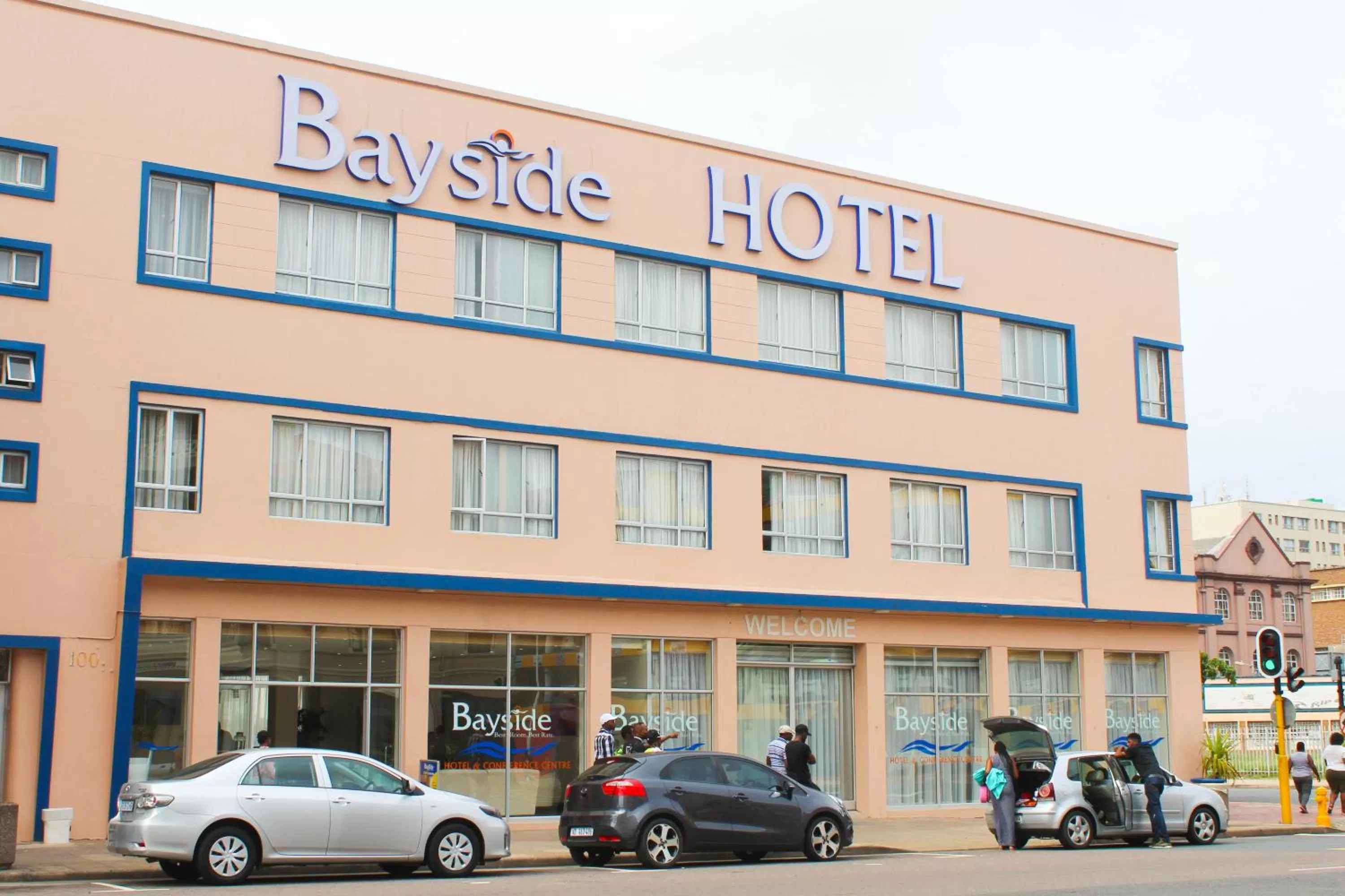 Facade/entrance in Bayside Hotel 100 Pixley Kaseme Street (West Street)