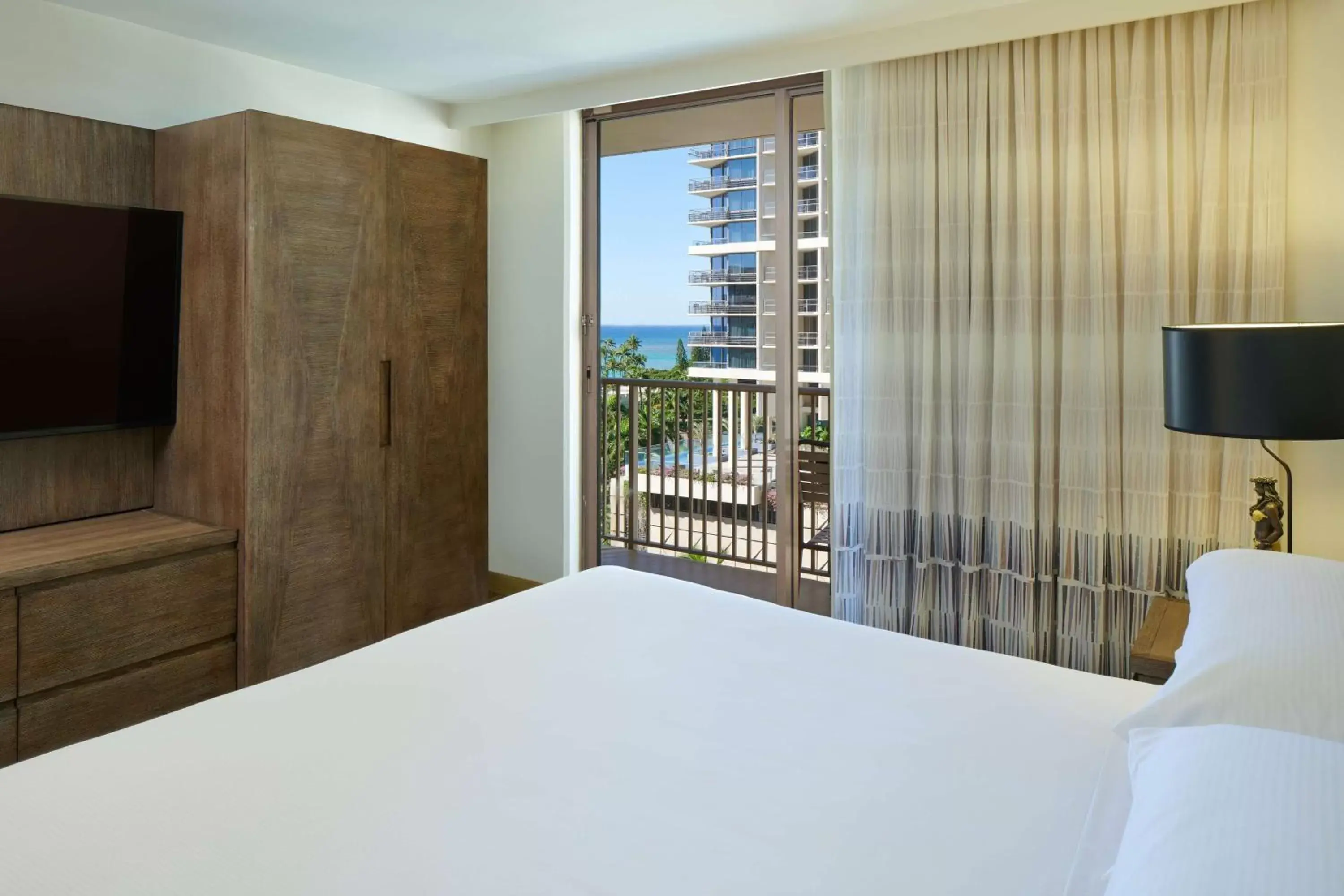 King Suite with Partial Ocean View in Embassy Suites by Hilton Waikiki Beach Walk King Suite with Partial Ocean View in Embassy Suites by Hilton Waikiki Beach Walk