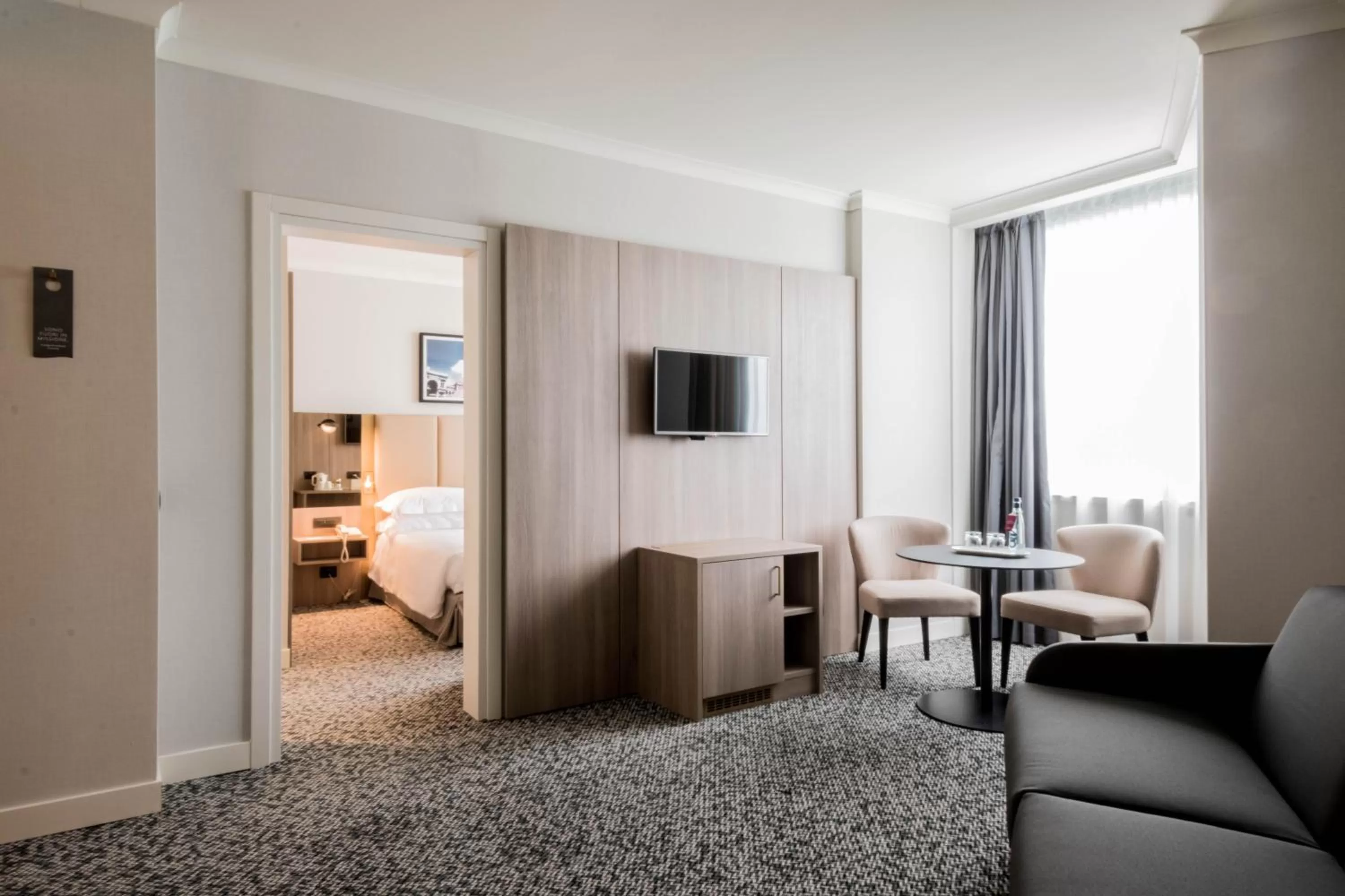Photo of the whole room, Bed in Crowne Plaza Milan Linate by IHG