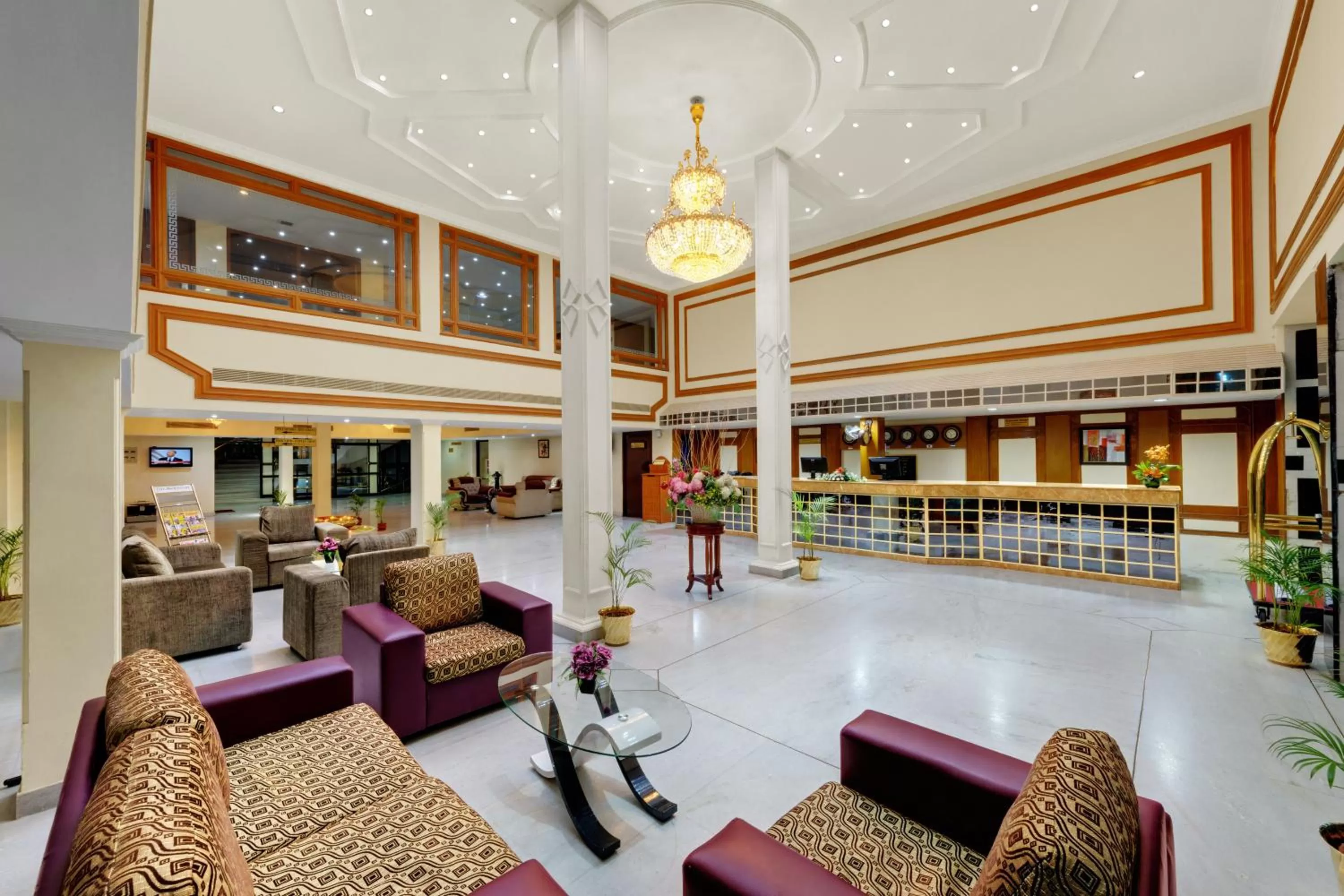 Lobby or reception in SRM Hotel Maraimalai Nagar Chennai