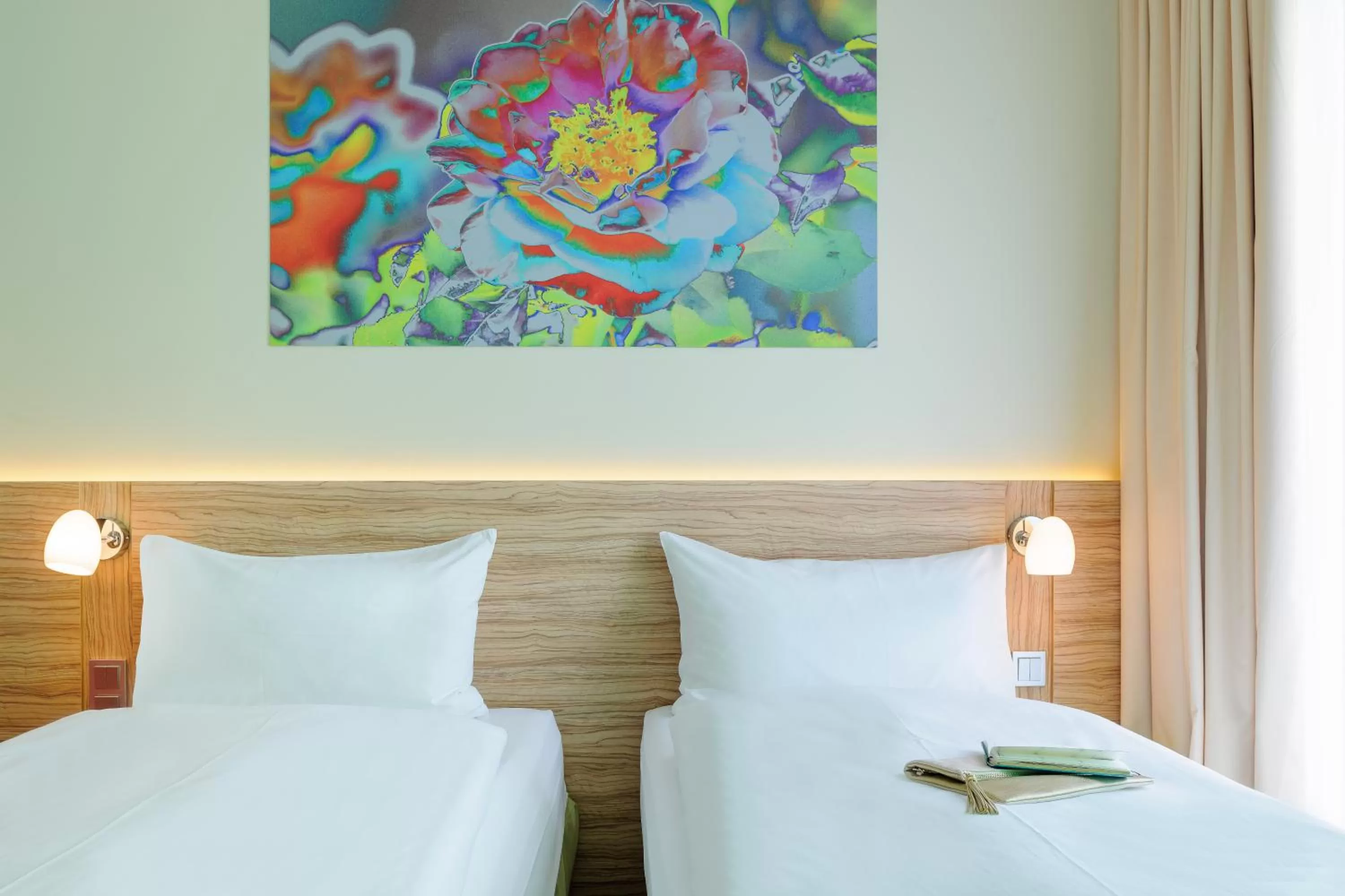 Bedroom, Bed in Ibis Styles Hildesheim