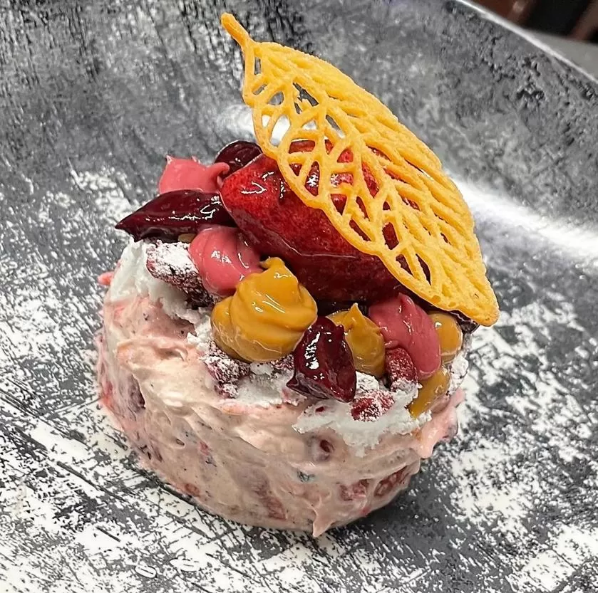 Food close-up in Craig-y-Dderwen Riverside Hotel