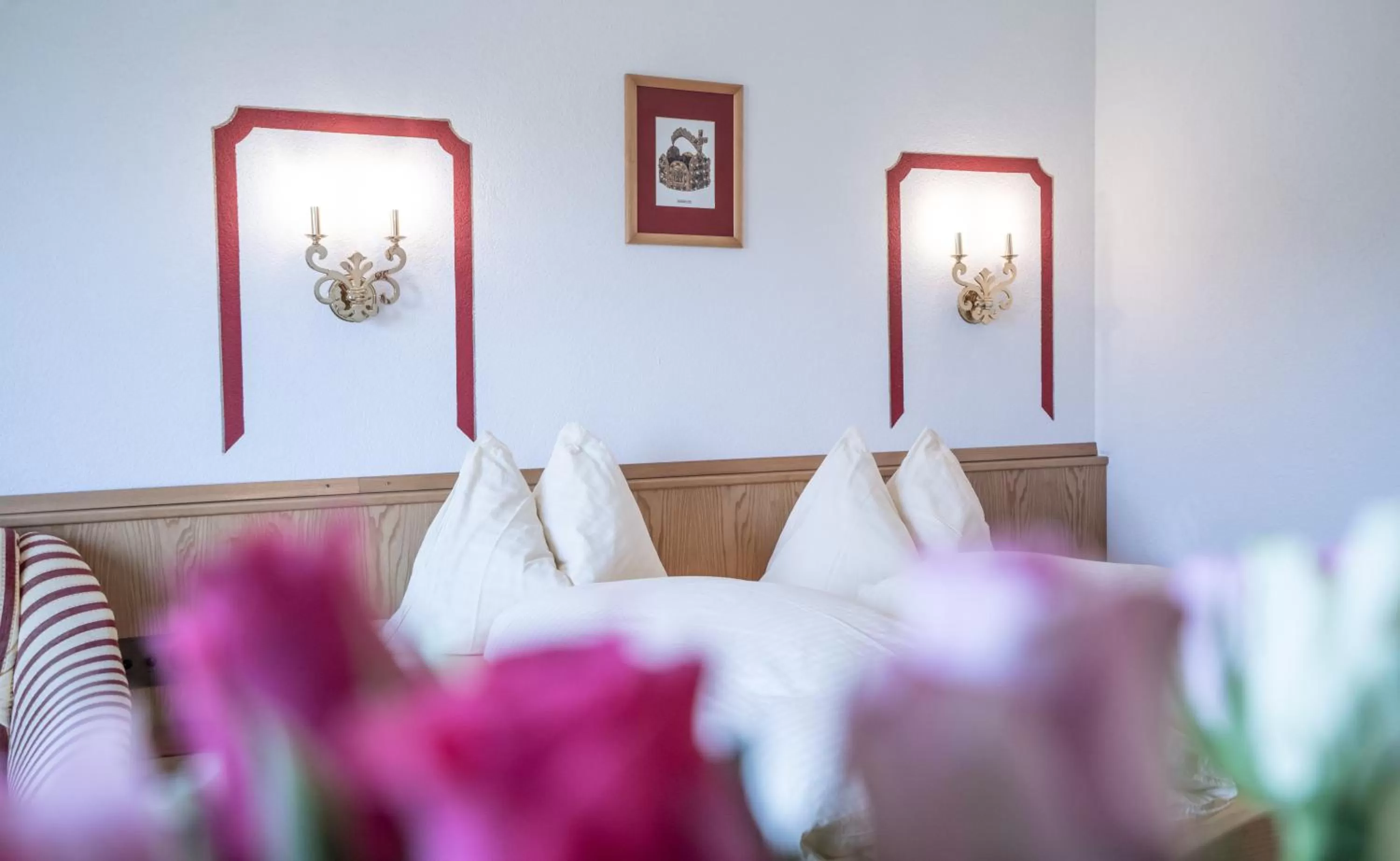 Bed in Vitalhotel Kaiserhof