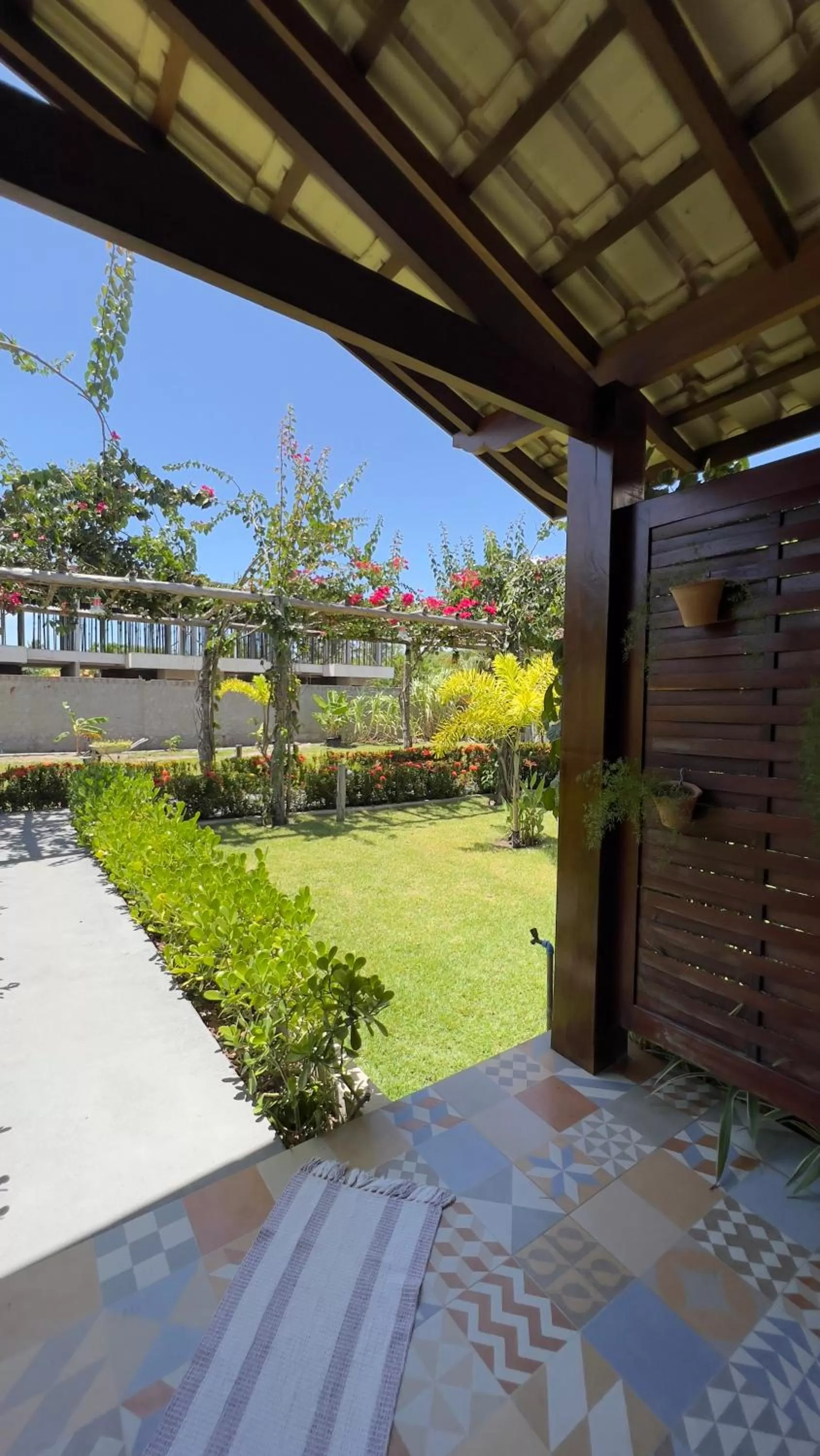 Garden view in POUSADA RANCHO PARAISO