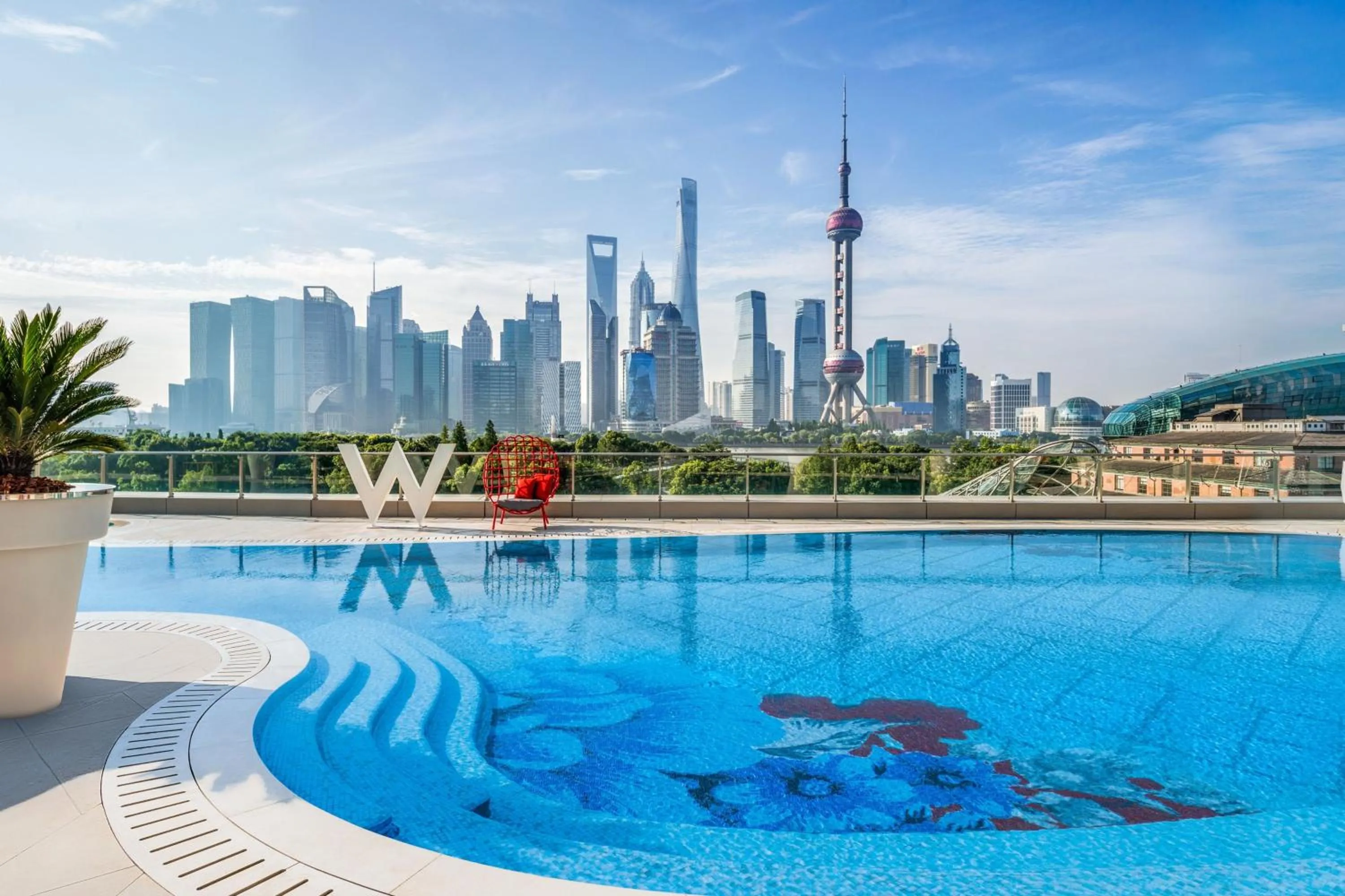 Swimming pool in W Shanghai - The Bund
