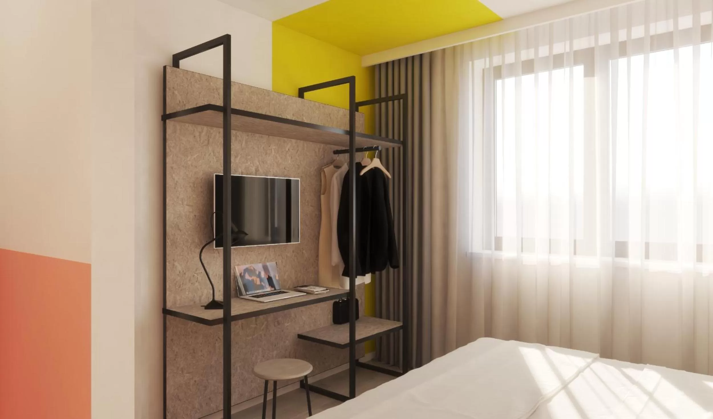TV and multimedia, Bed in ibis Styles Wien Messe Prater