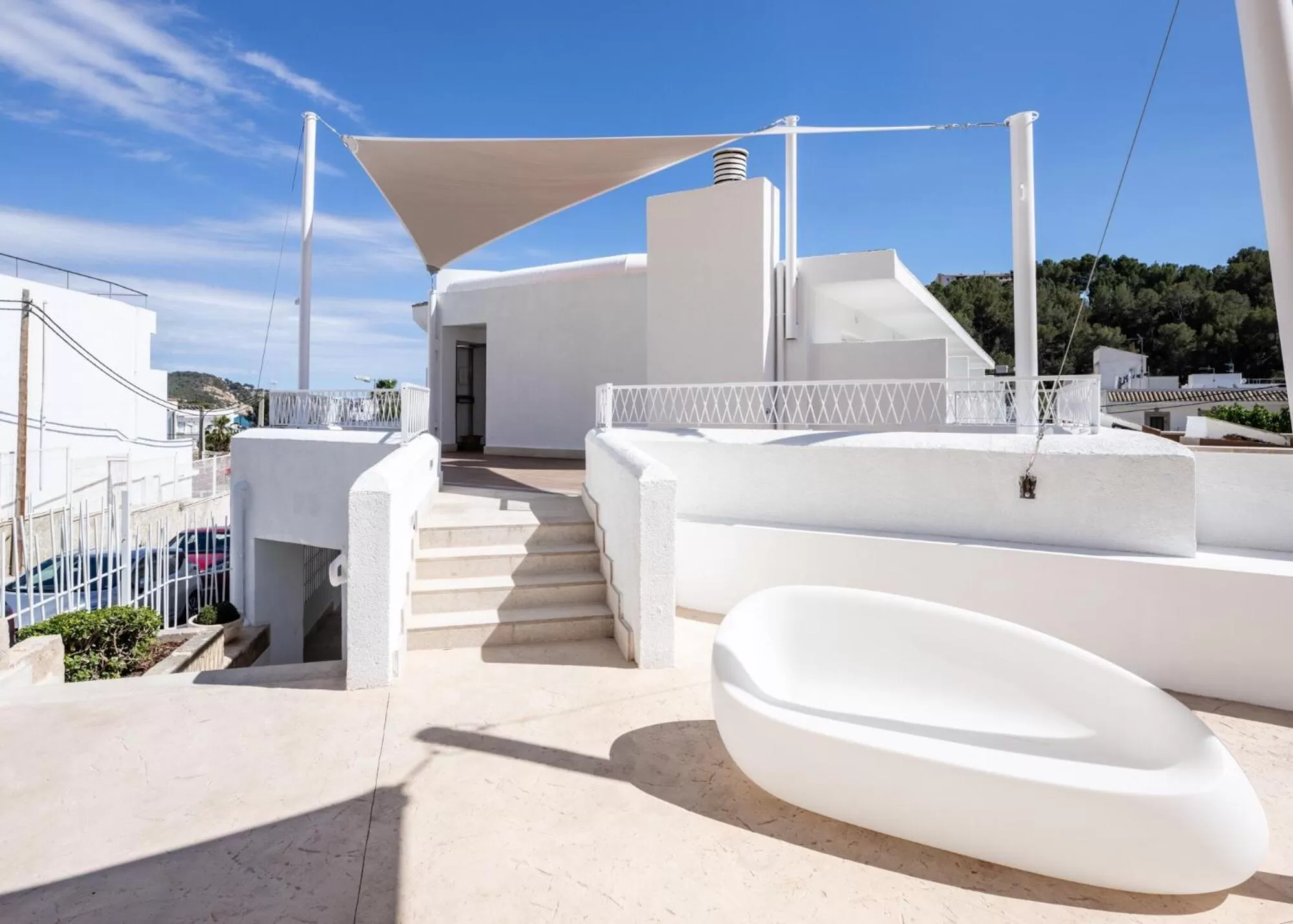 Patio in Hotel Torá