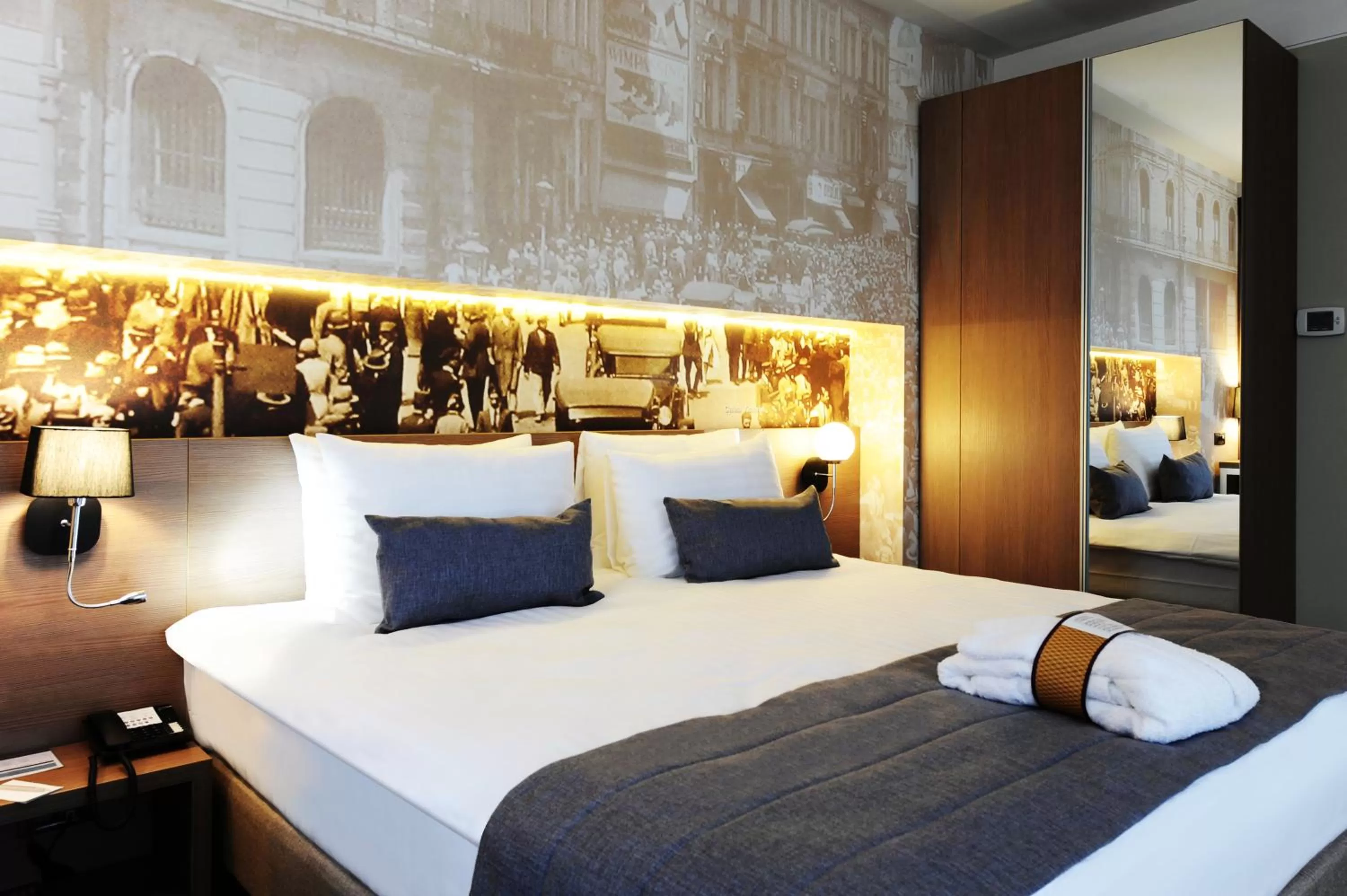 Bed in Mercure Bucharest City Center