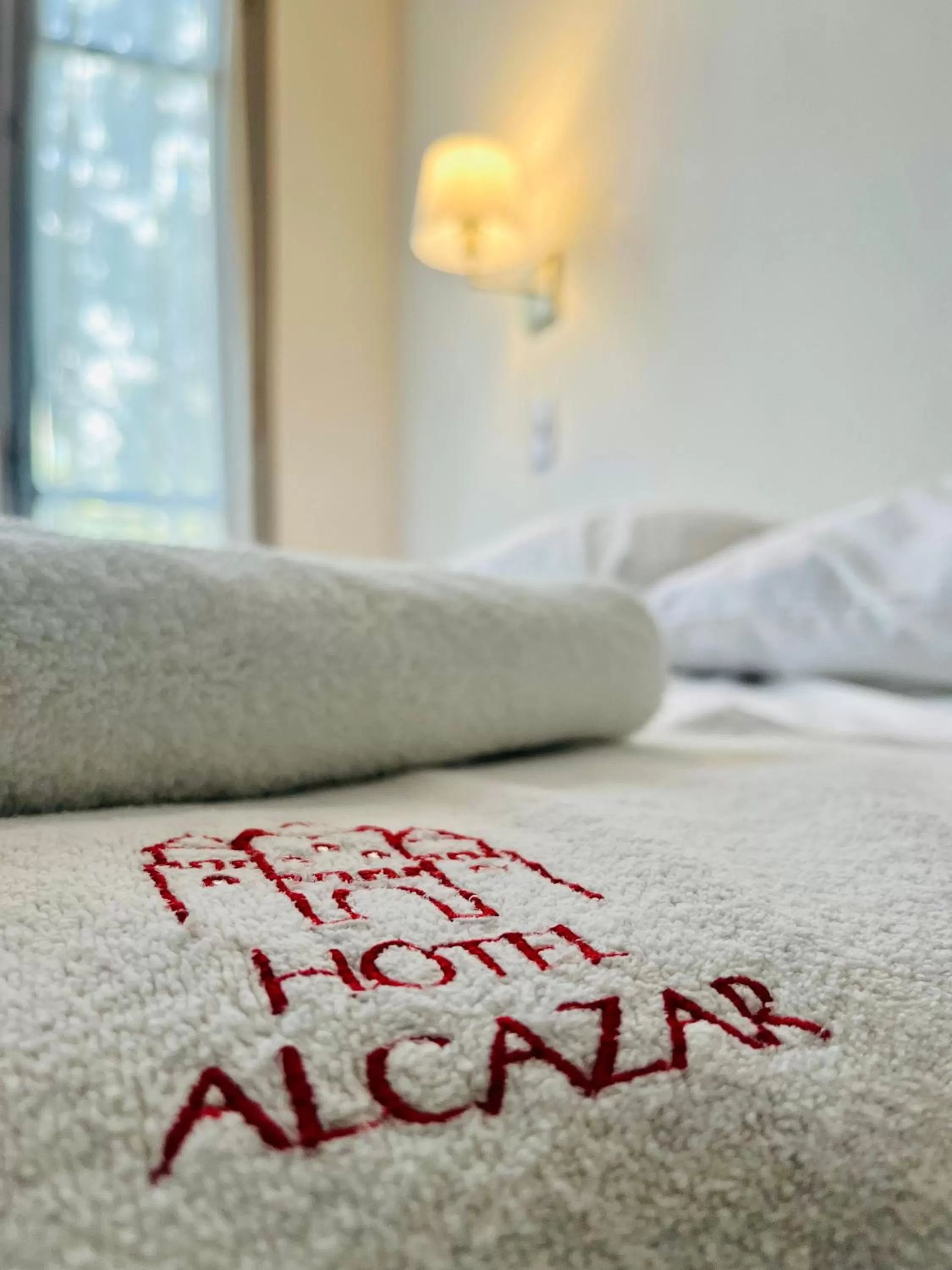 Decorative detail, Bed in Hotel Alcazar