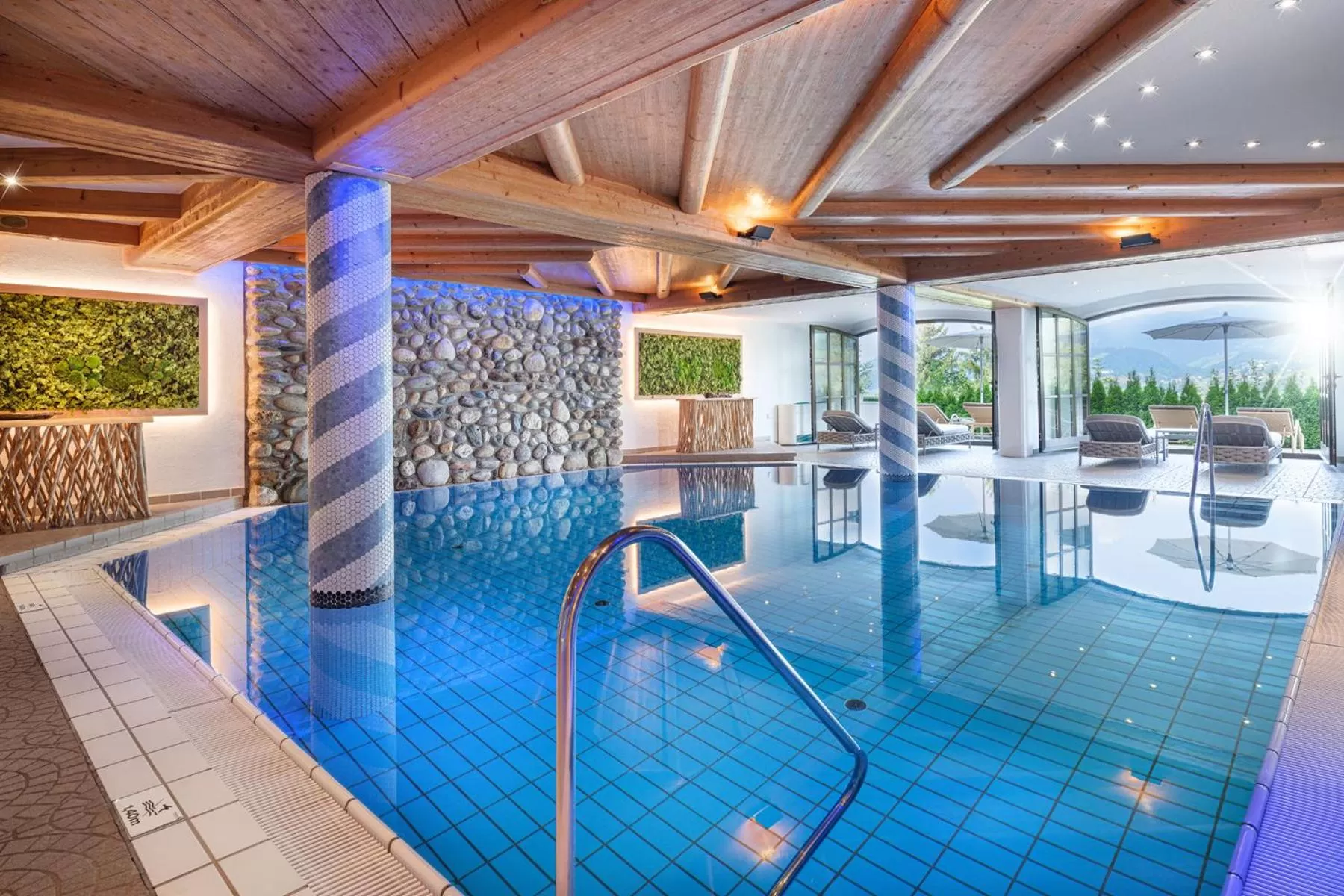 Swimming pool in Alpines Lifestyle Hotel Tannenhof
