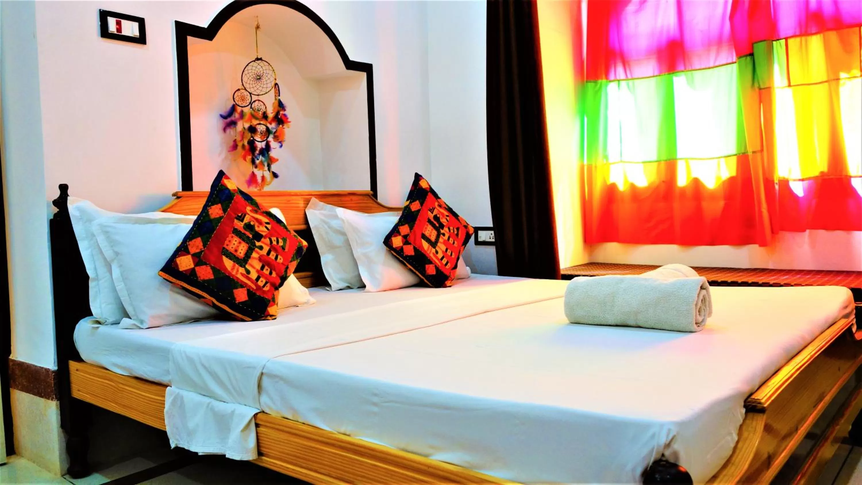 Bed in The Wanderlust Guest House & Safari