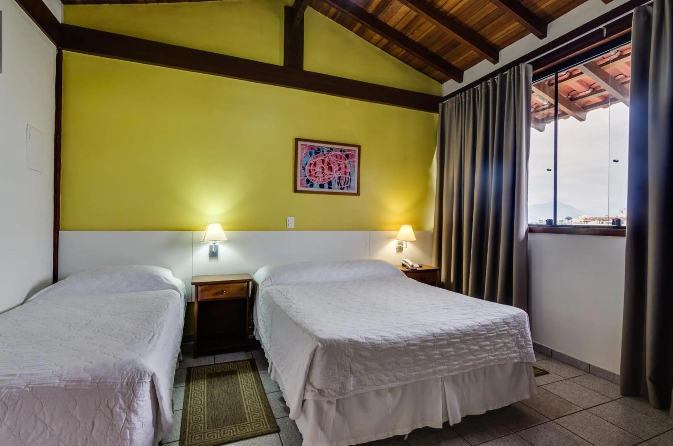 Bedroom, Bed in Hotel Coquille