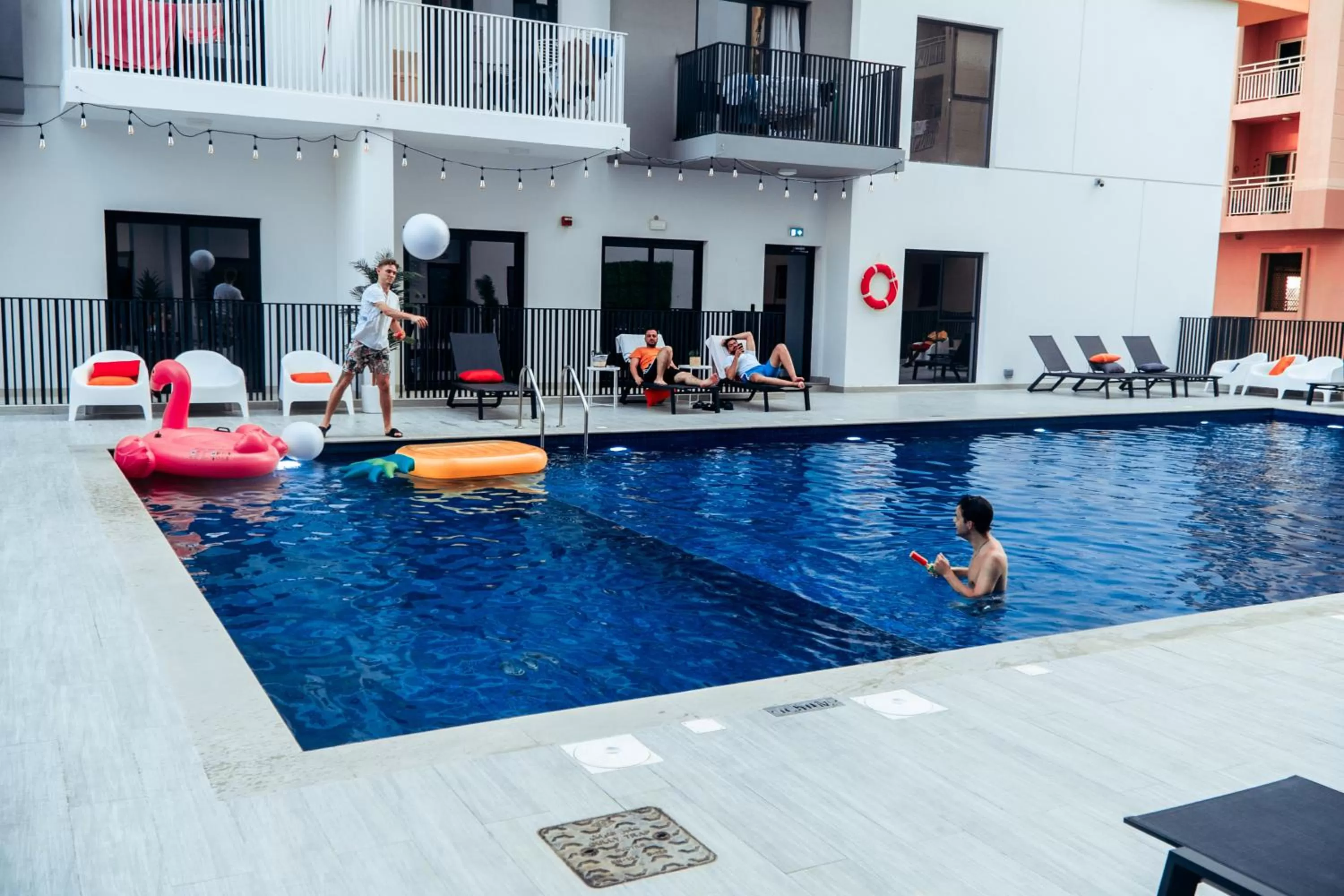Swimming pool in YouCo coliving Dubai