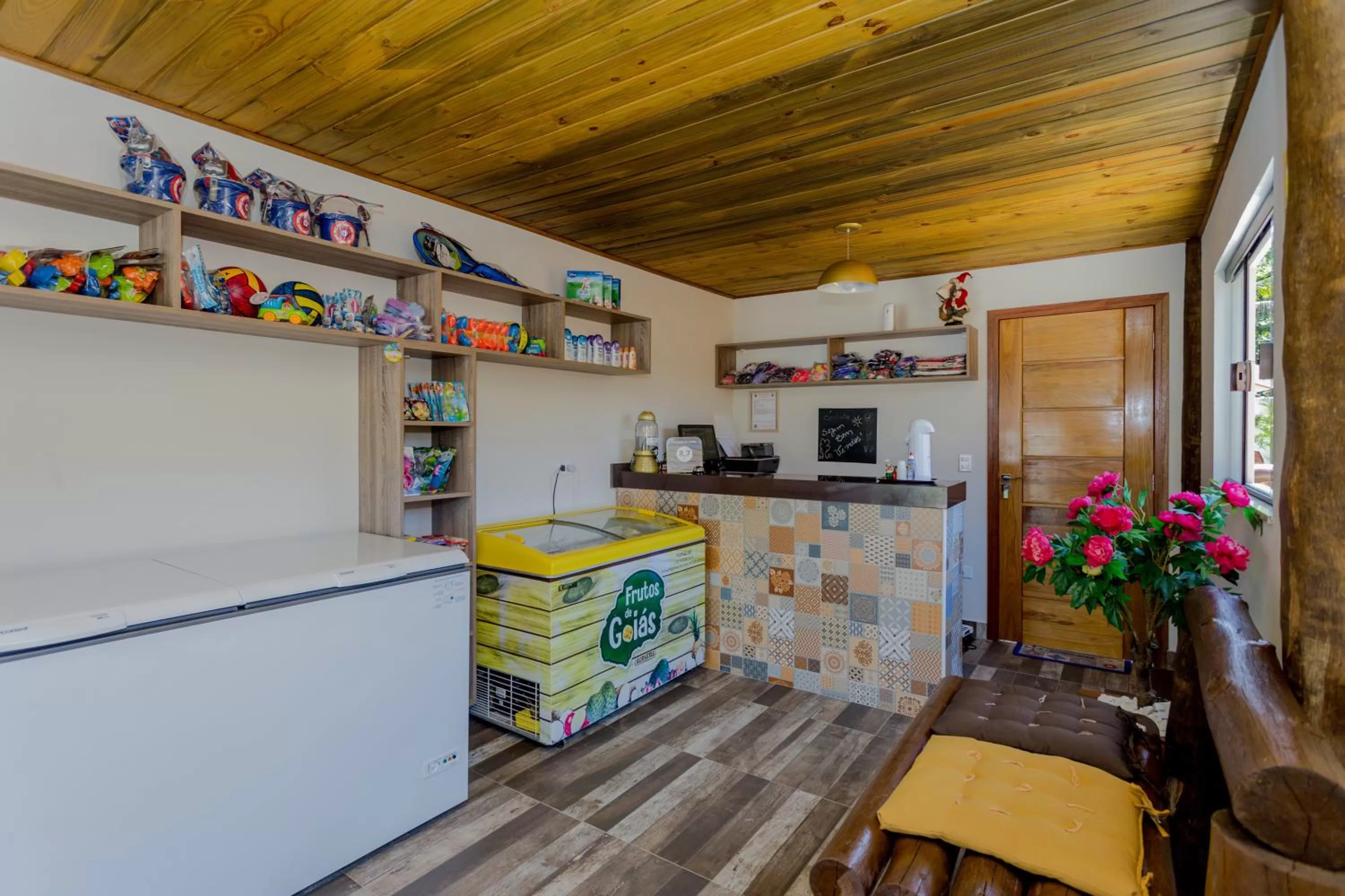 Lobby or reception in Pousada Chalés do Julião