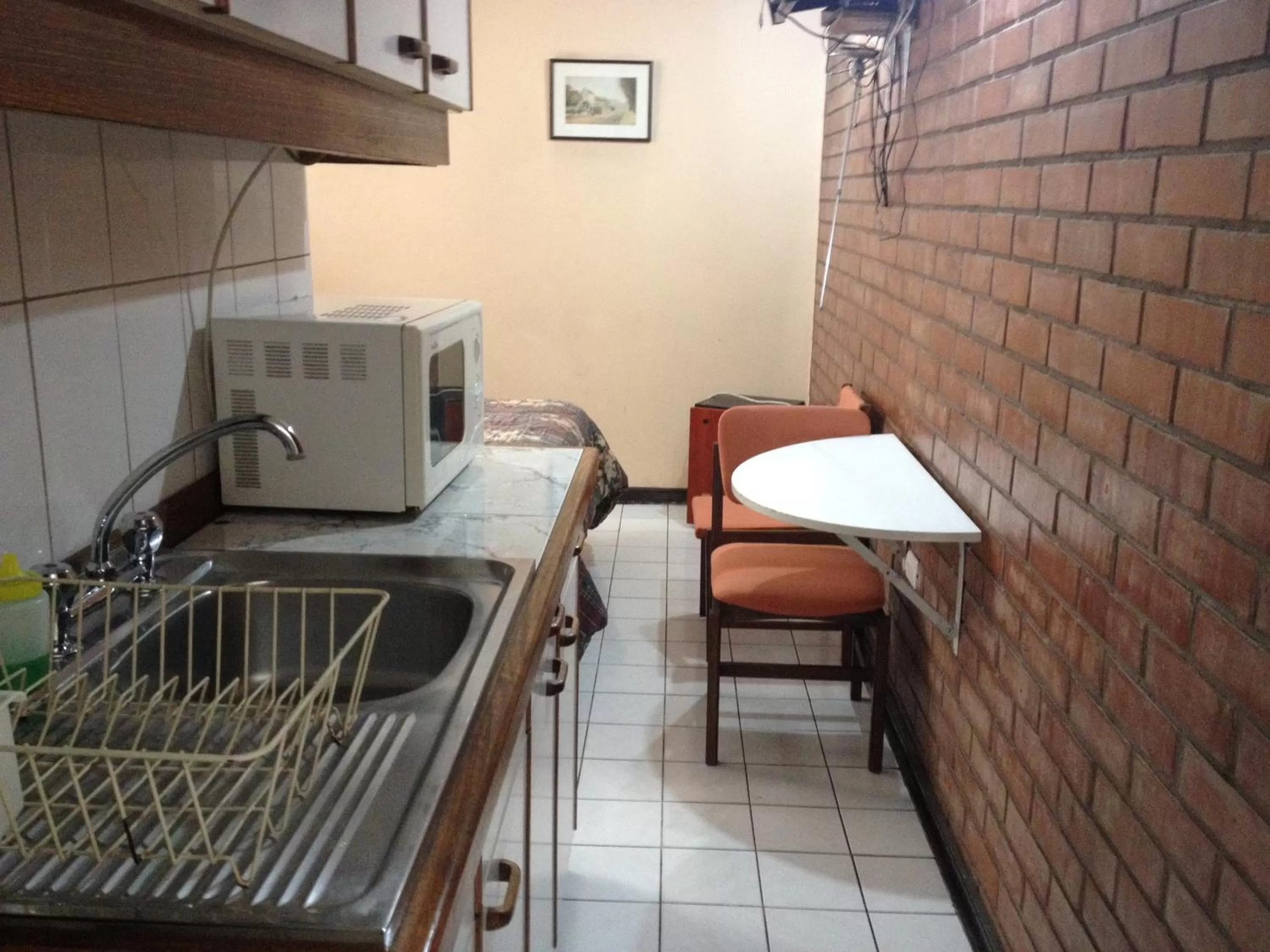 Kitchen or kitchenette in Aparthotel San Francisco