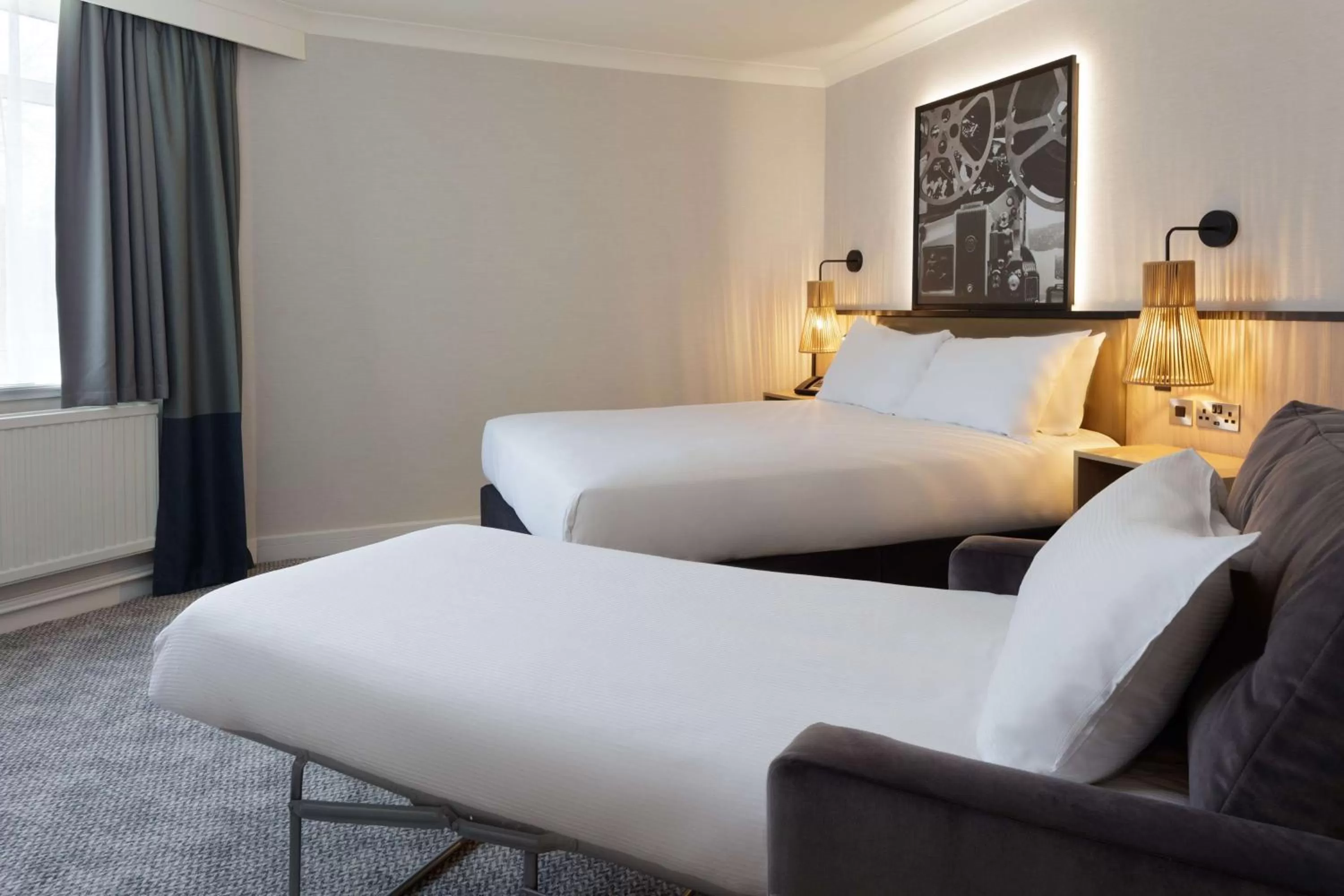 Bed in DoubleTree by Hilton London Elstree