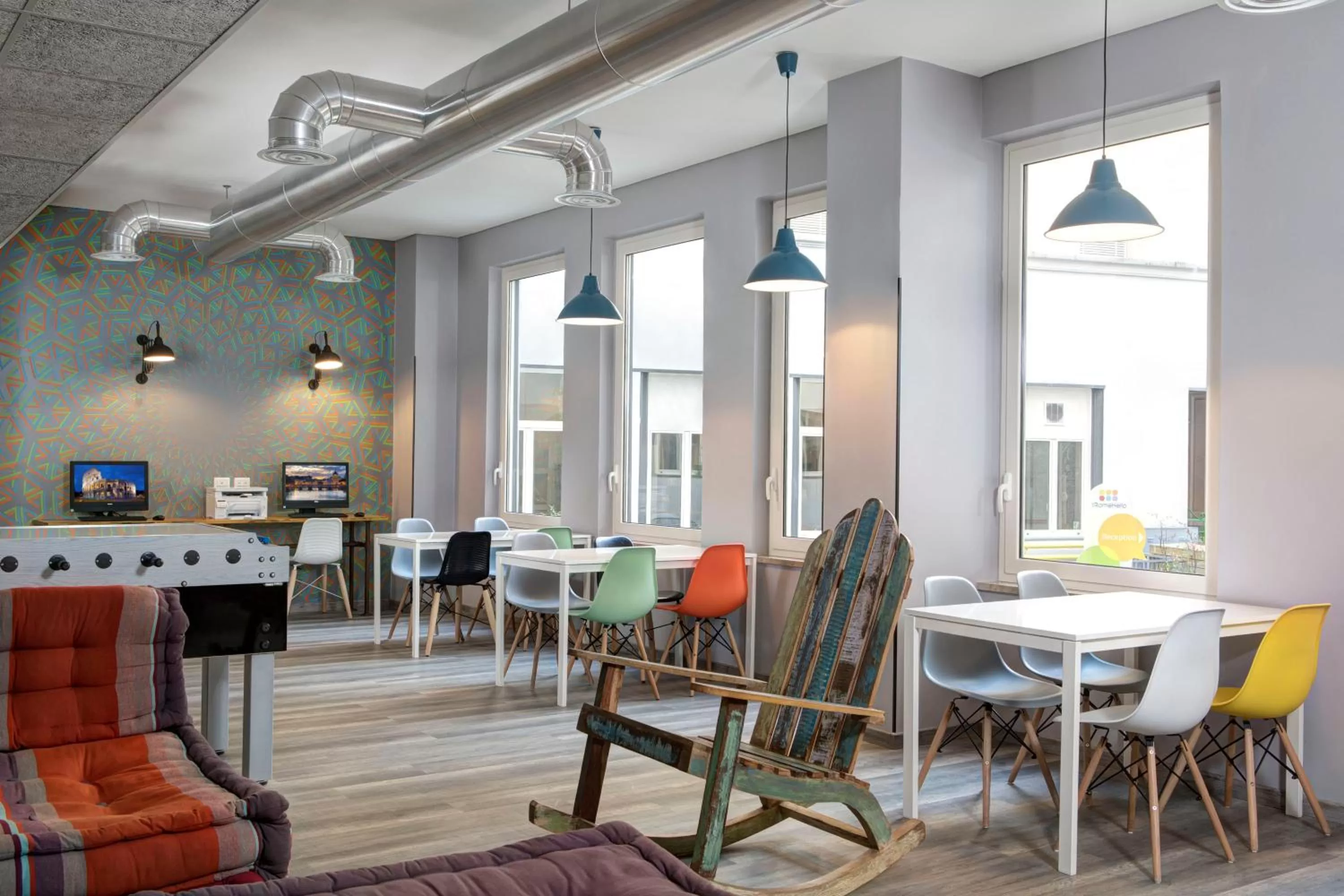 Communal lounge/ TV room in The RomeHello