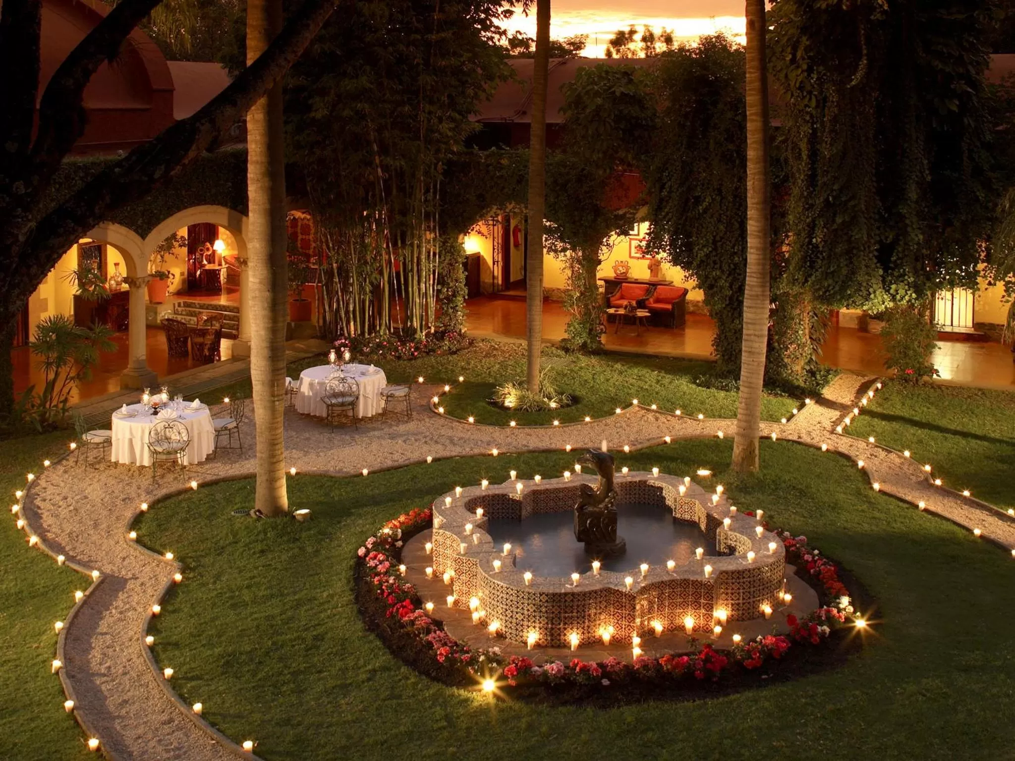 Patio in Hotel Racquet Cuernavaca