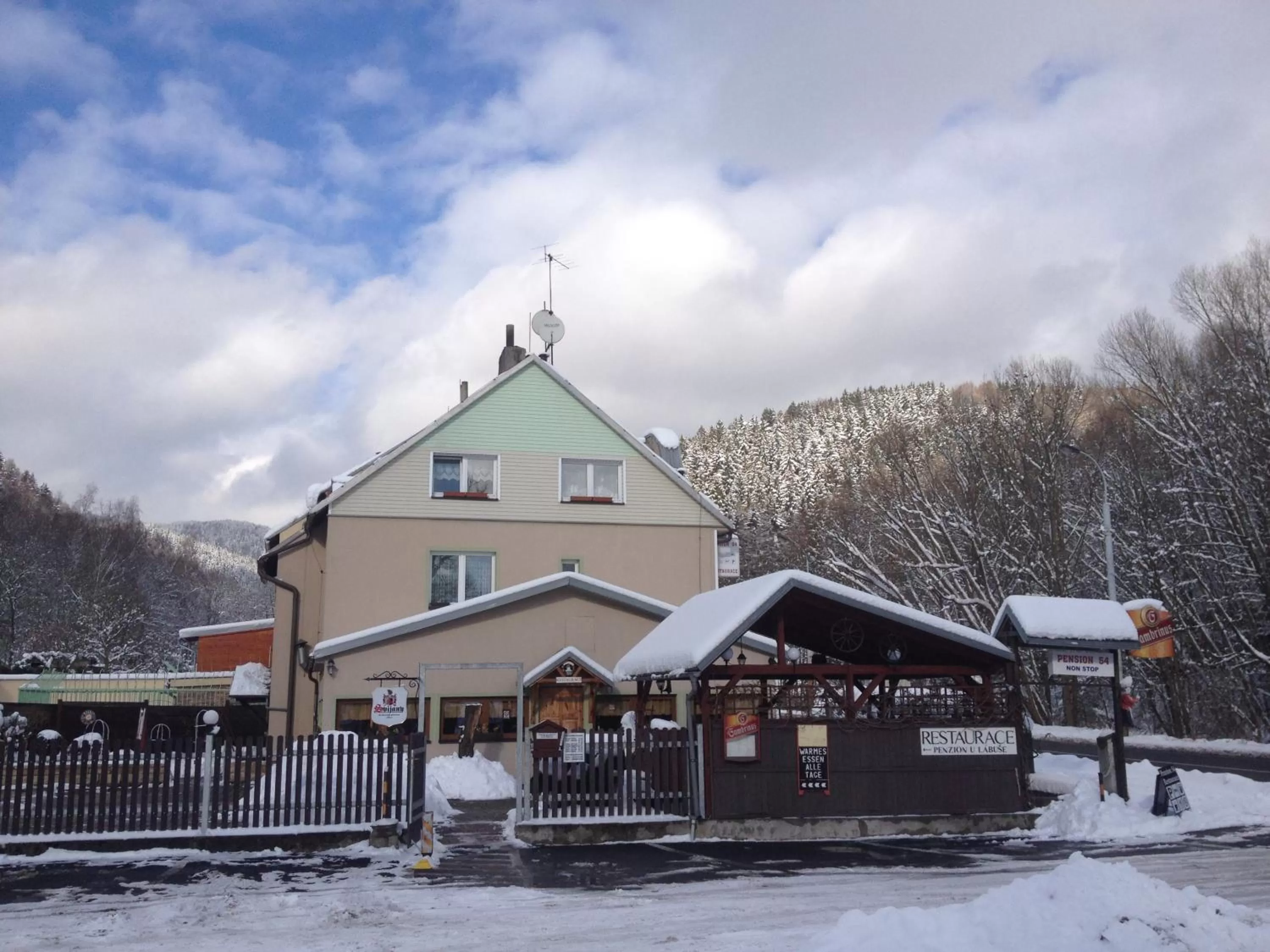Facade/entrance in Penzion54 & Restaurace