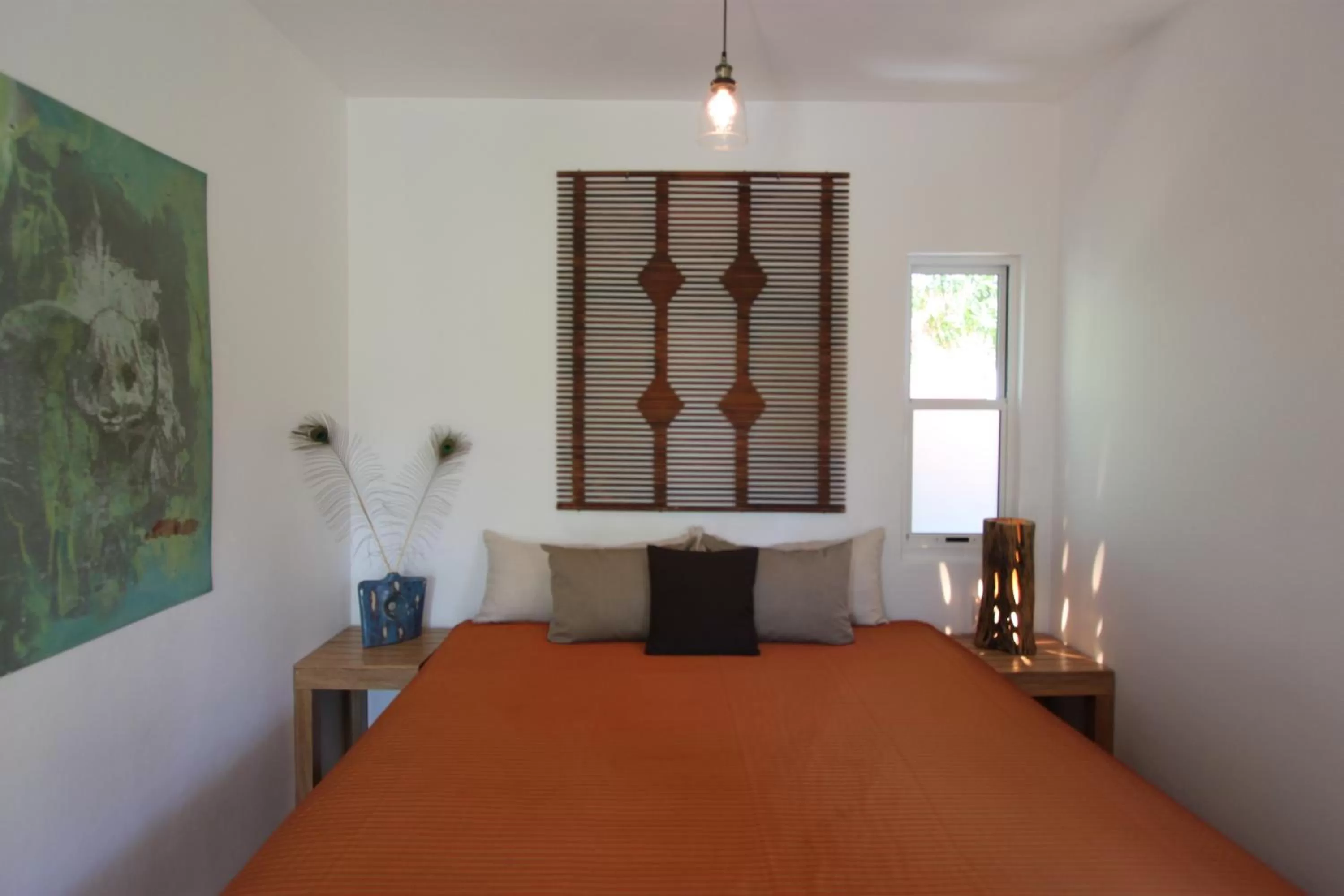 Bed in Hotel Villa Mozart y Macondo