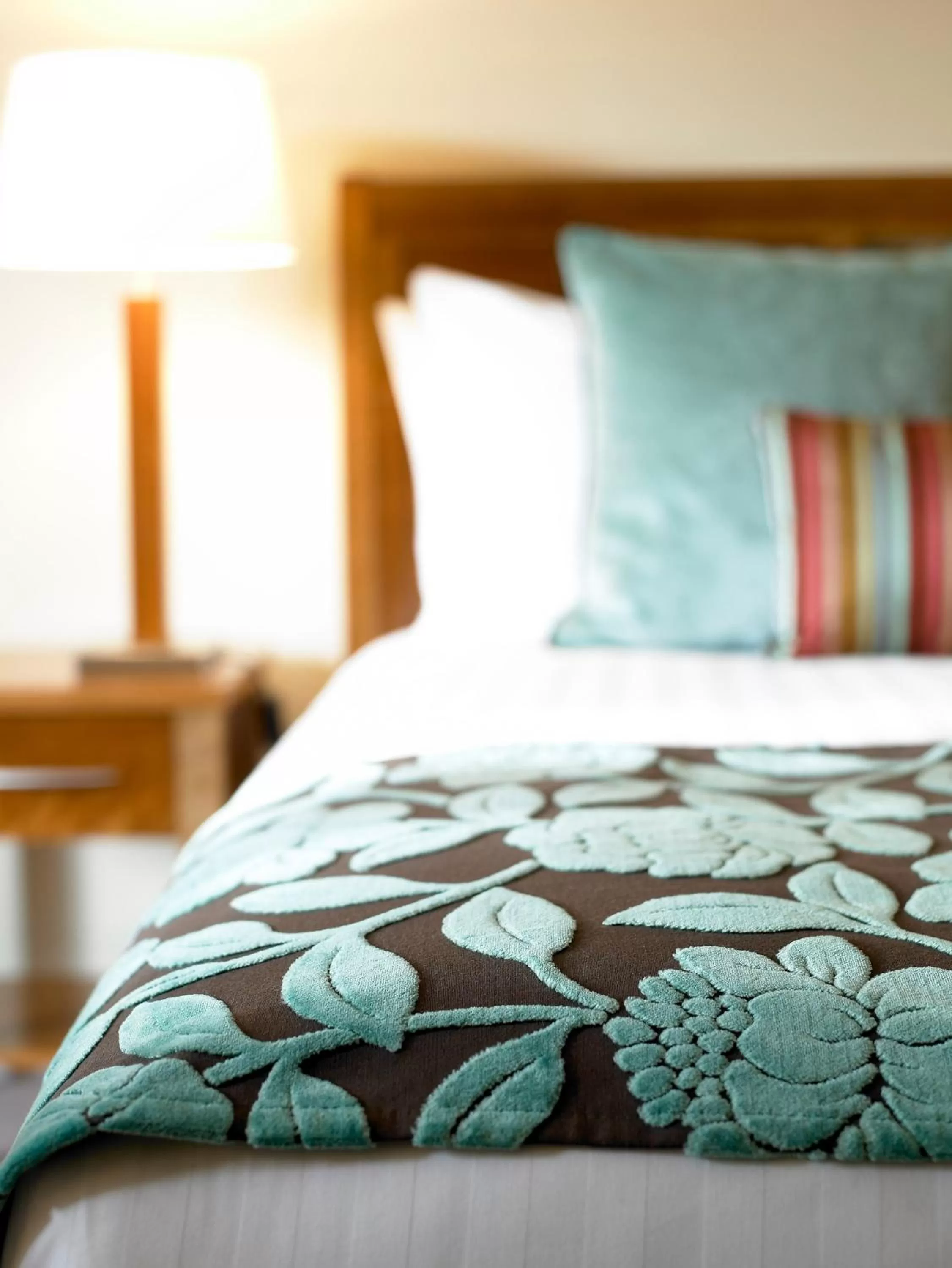 Decorative detail, Bed in Garryvoe Hotel