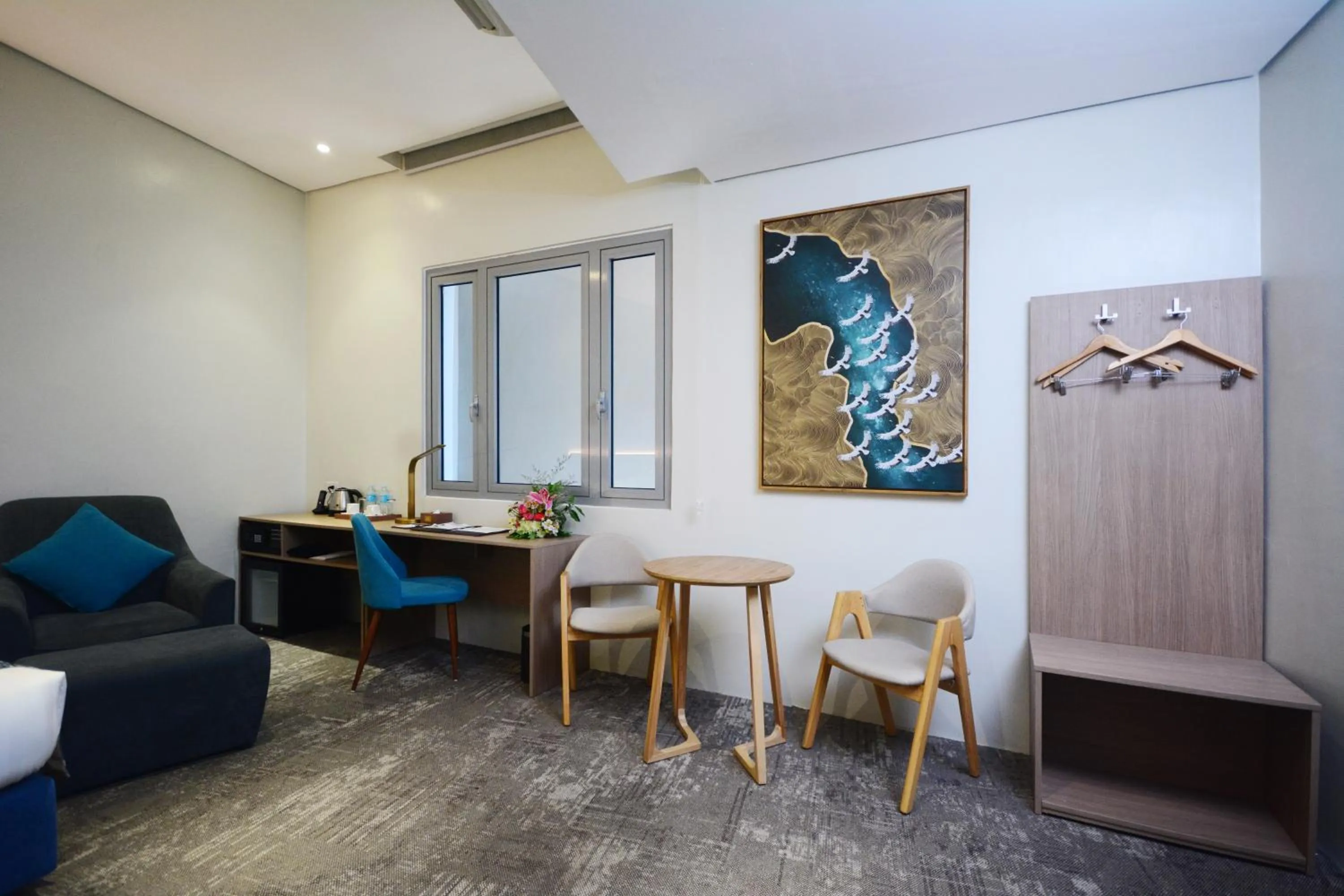 Living room in Blue Lotus Hotel